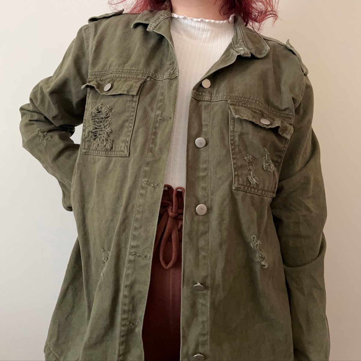 Jaqueta verde militar feminina hot sale riachuelo