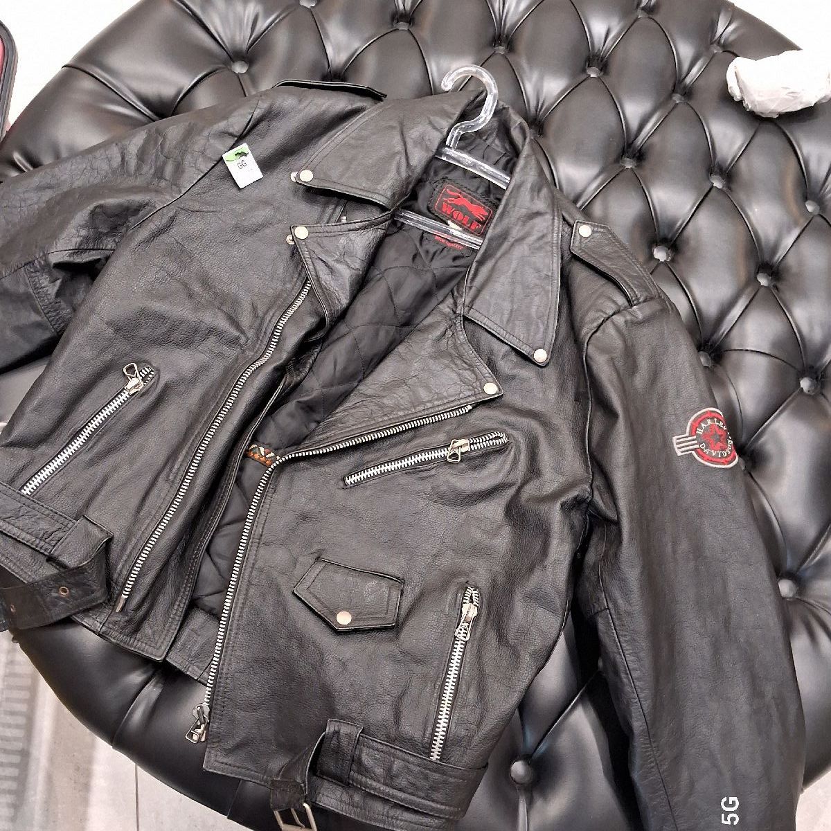 Jaqueta Blusa Sobretudo Couro Nobuck Motoqueiro Harley Davidson