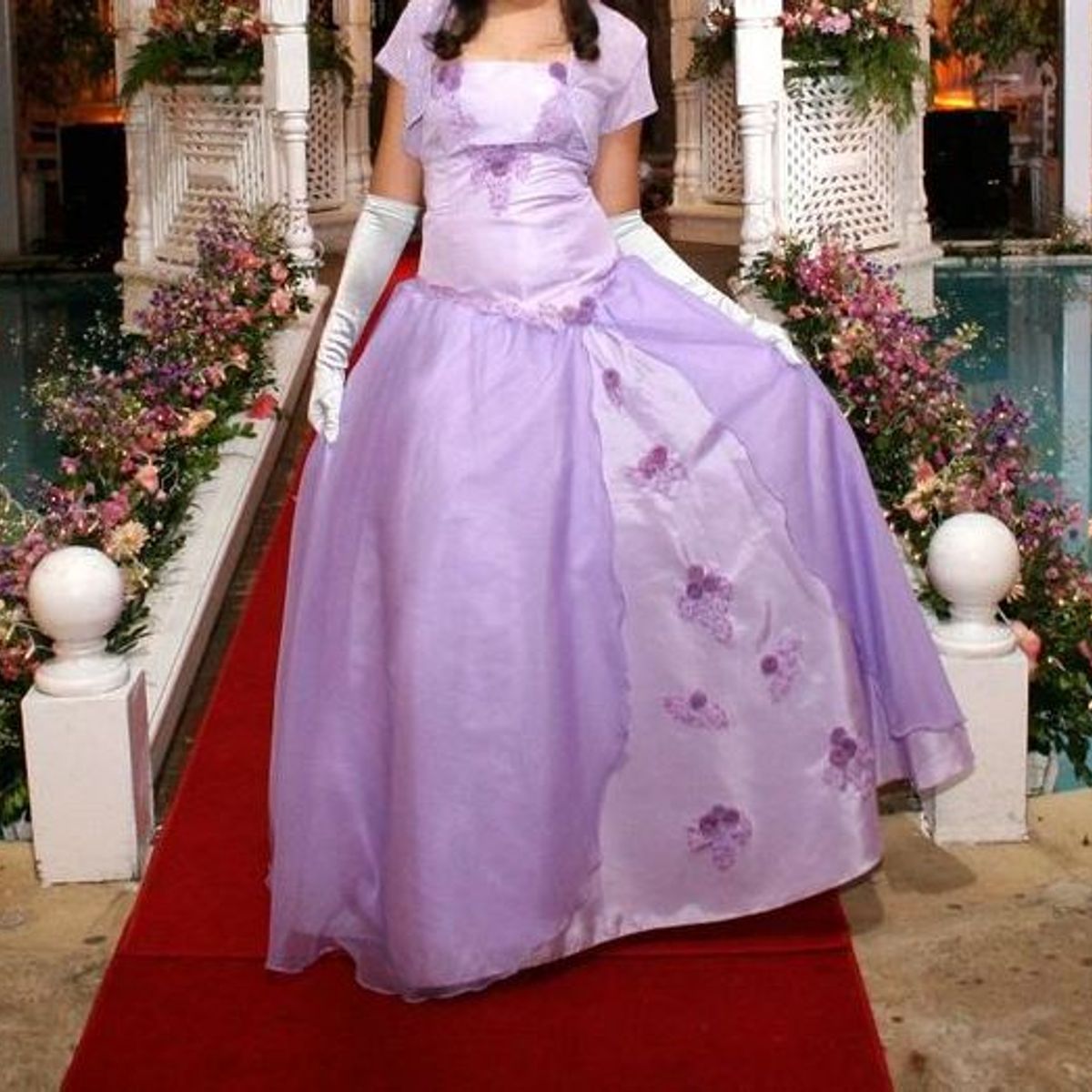 Vestidos de festa sales roxo e lilas