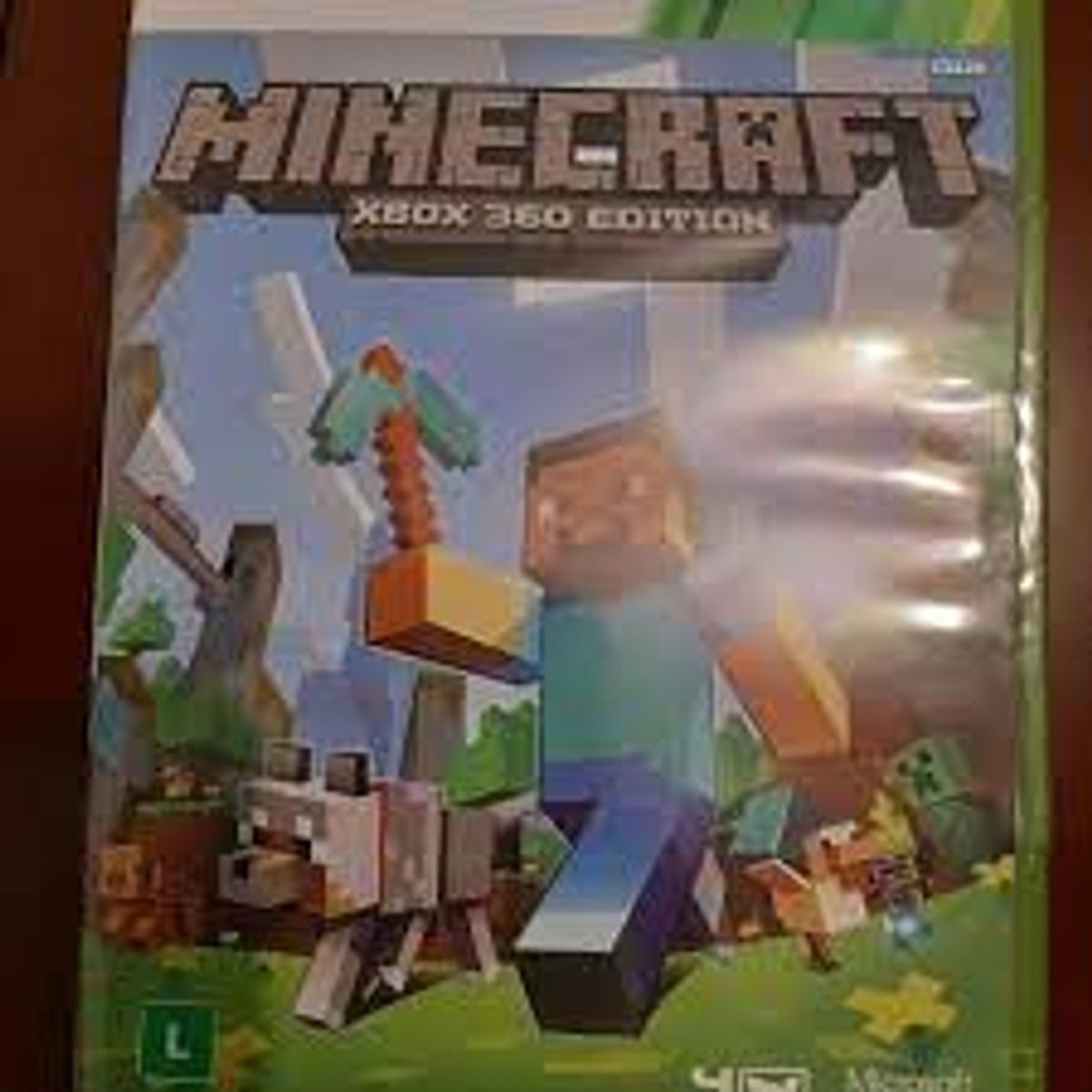 Minecraft Xbox 360 - Game Mídia Física Original - Jogo Xbox 360 Seminovo  Original Game 360 Minecraft