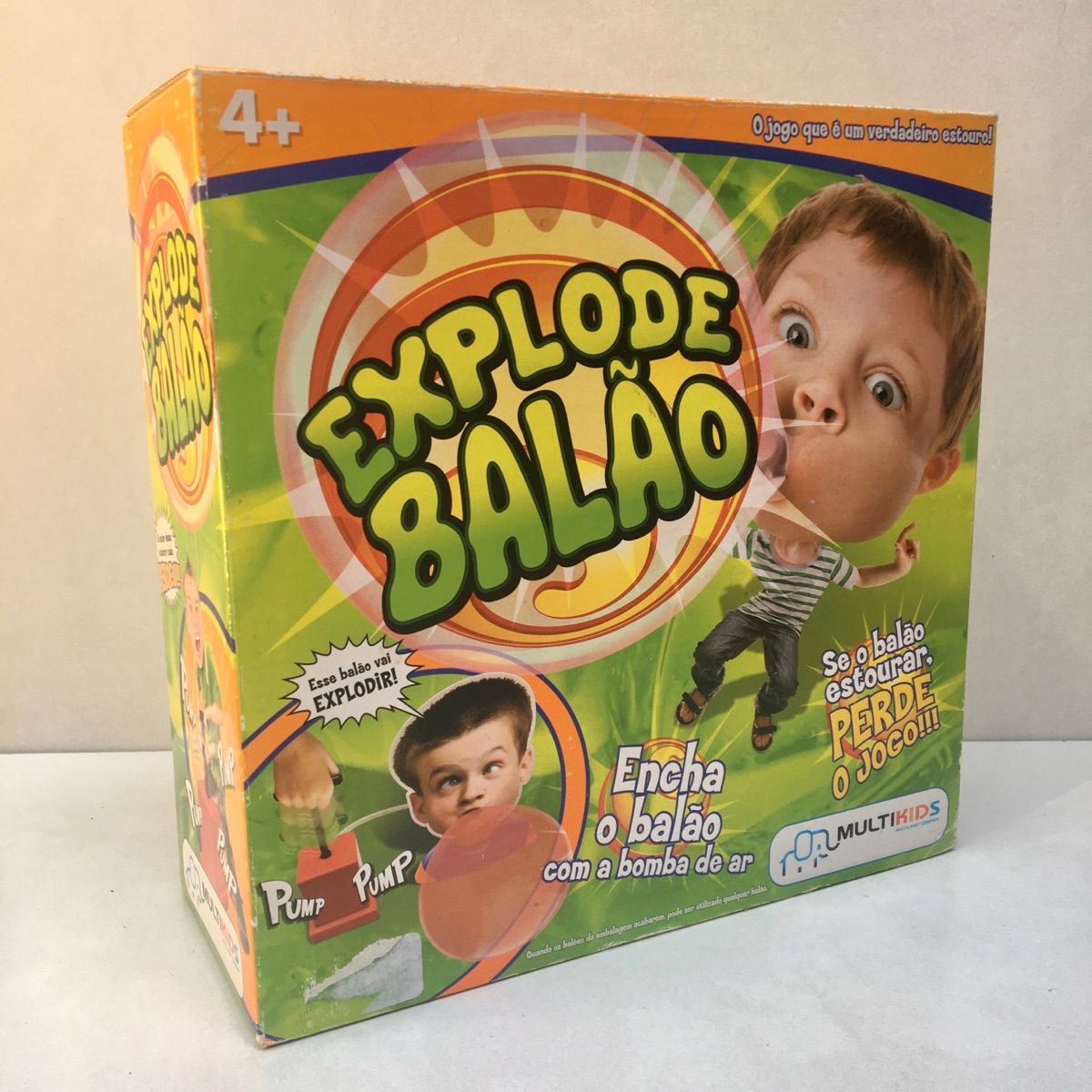 Bubble Gum Game Explode Balão Multikids - BR209 - Multilaser - Outros Jogos  - Magazine Luiza