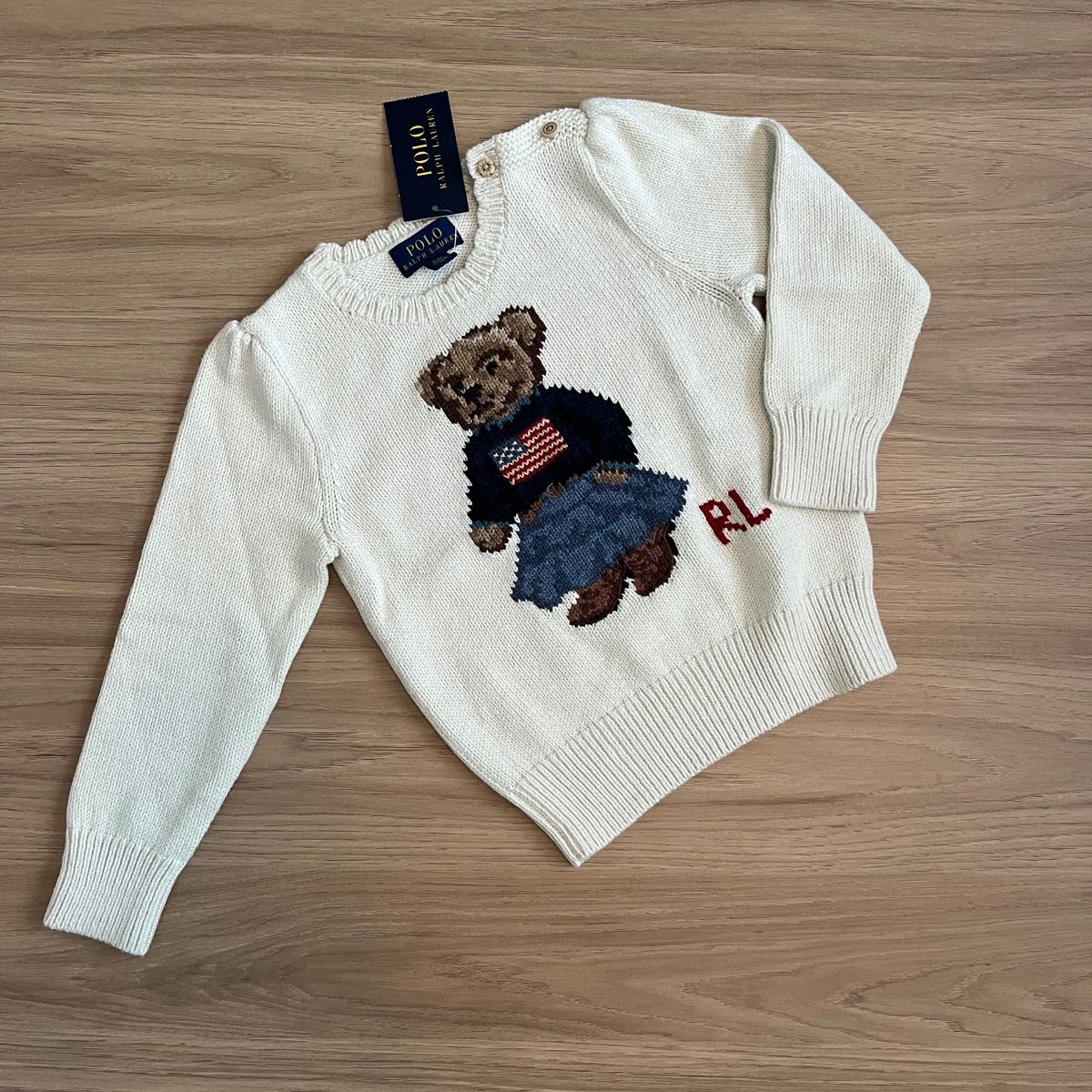 Tricot Polo Bear | Ralph Lauren Nunca Usado 90928512 | enjoei