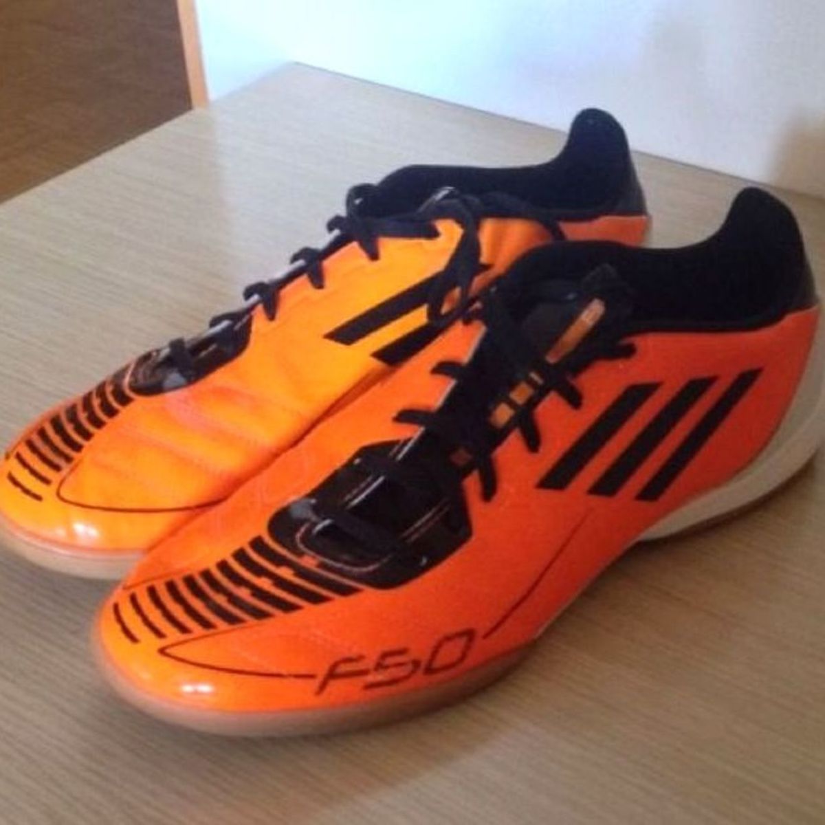 Adidas f50 laranja sale