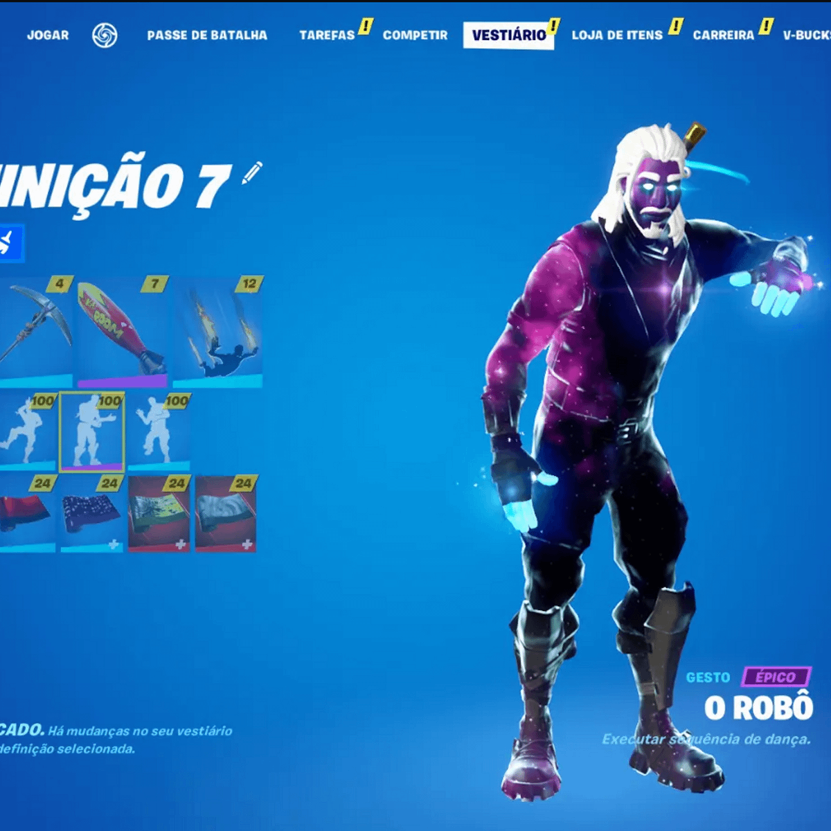 Conta Fortnite Skin Galaxy Rara + Temporada 3 Completa | Jogo de Videogame  Nunca Usado 80667383 | enjoei