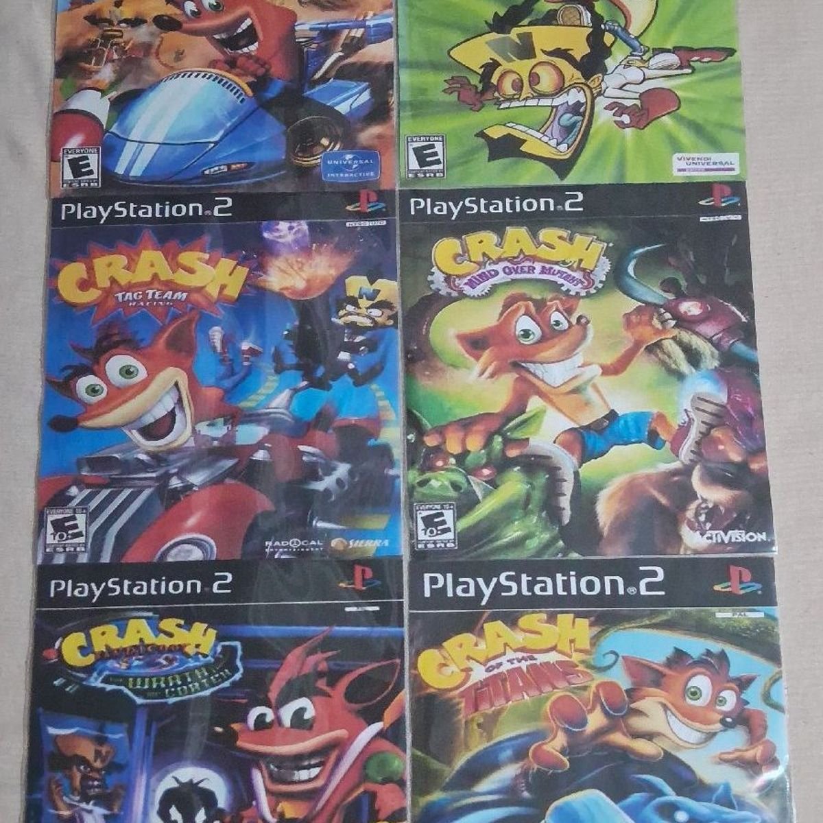 Coleção Crash Bandicoot - 6 Jogos Gravados em Dvd para Playstation