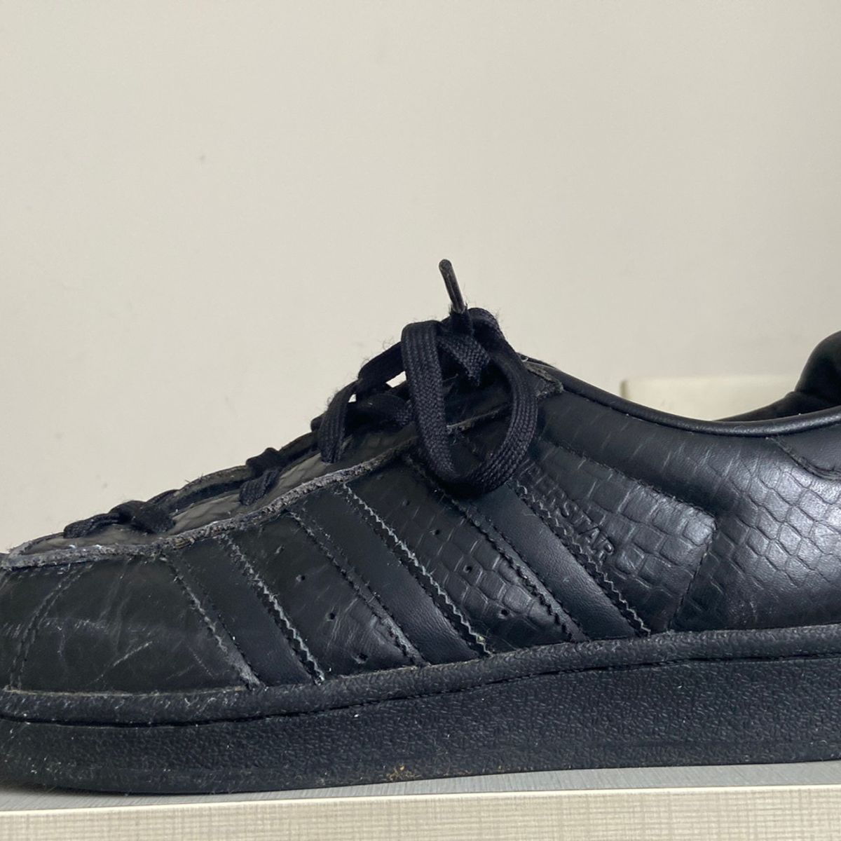 Par de Tênis Adidas Super Star Preto Original Número 38, Tênis Feminino  Adidas Usado 90181113