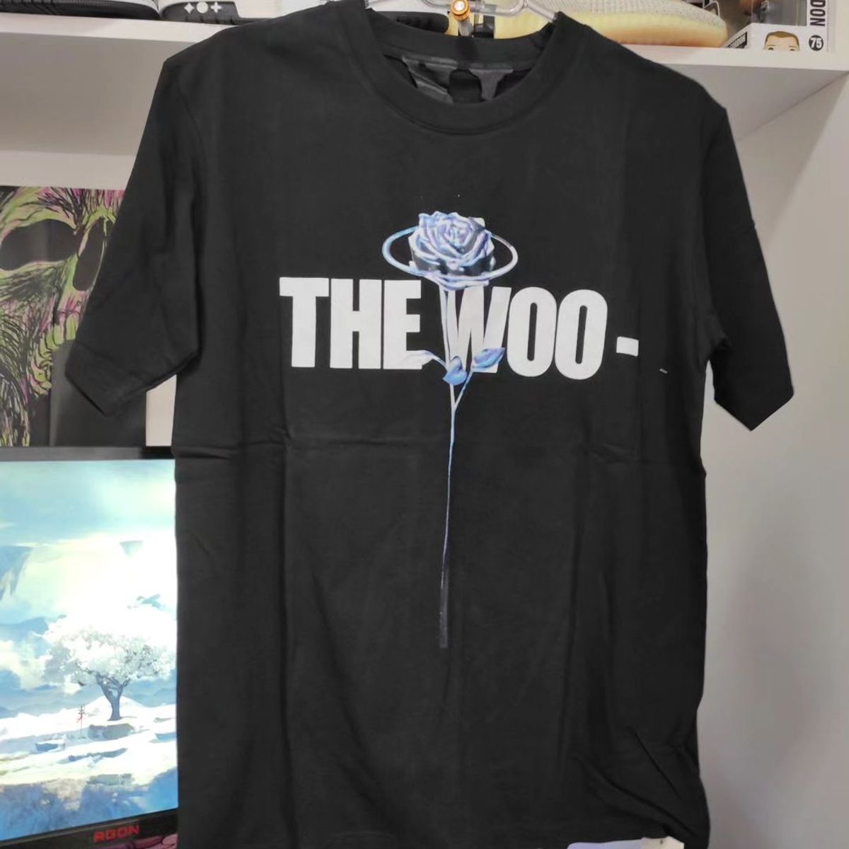 Pop Smoke x Vlone outlet The Woo T-shirt Black