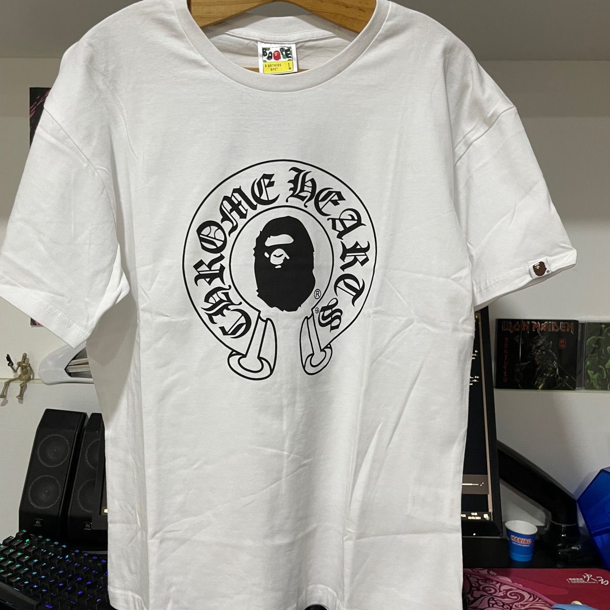 Camisa Bape X Chrome Hearts | Bape Nunca Usado 102719518 | enjoei