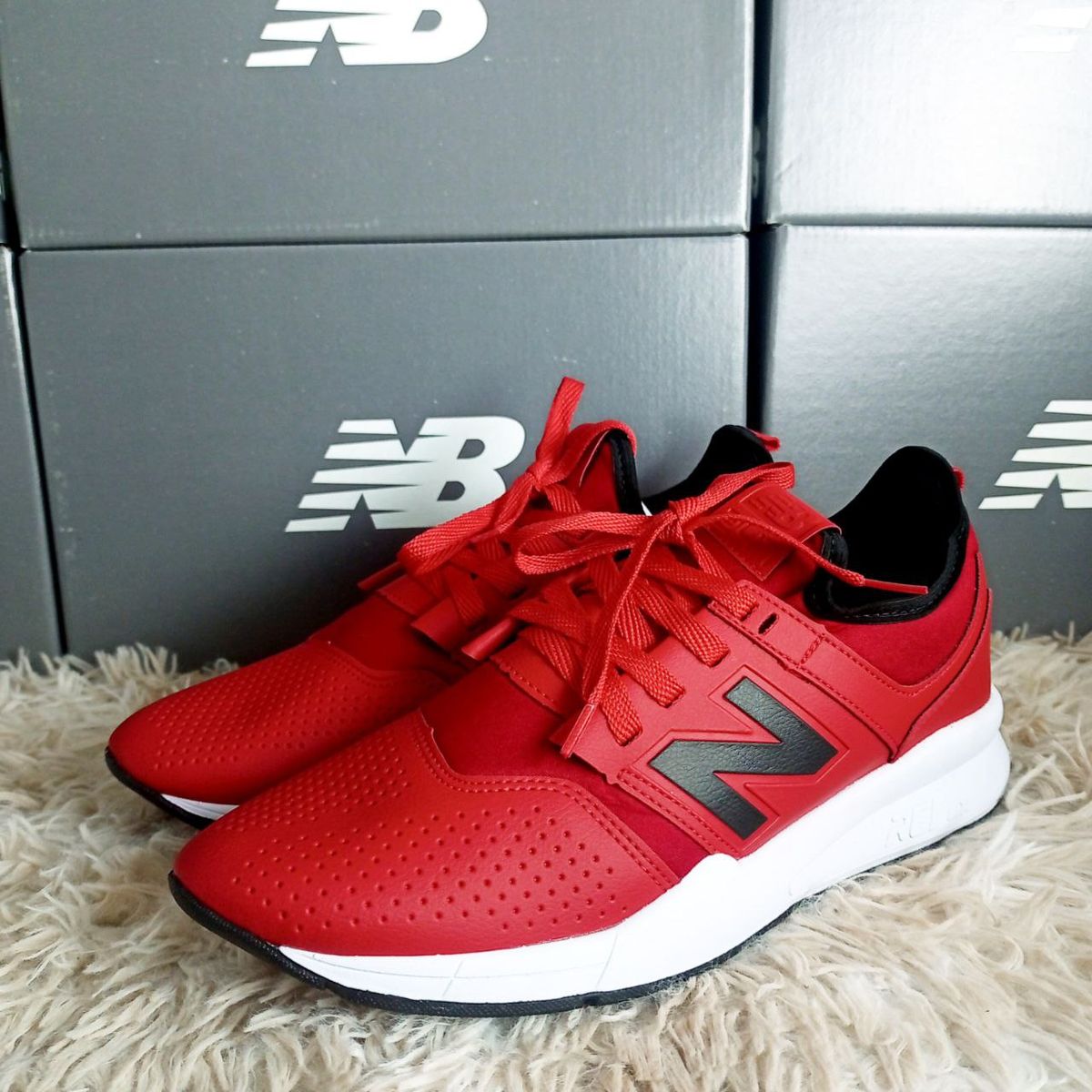 Tenis new store balance 247 vermelho