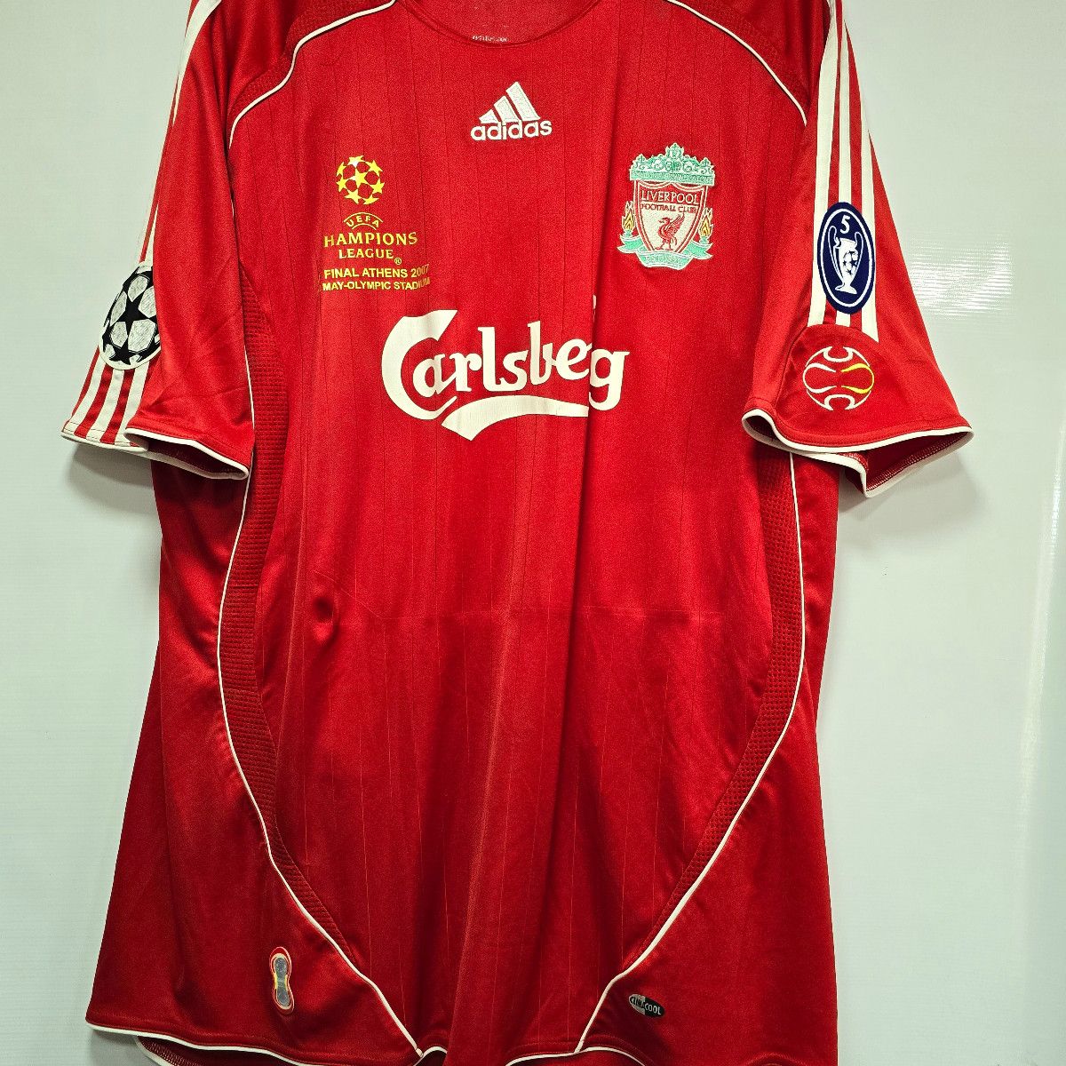 Camisa Liverpool Home 06-07 Gg Gerrard 8 Final Champions League