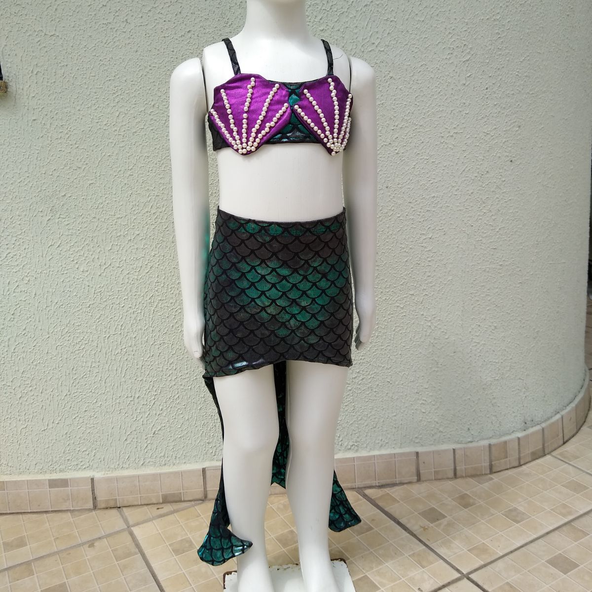 Fantasia Sereia, Roupa Infantil para Menina Fantasia Sereia Usado 90140269