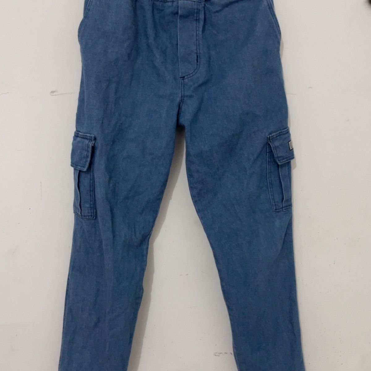 Calça Cargo Jeans Fire Especial (Azul Claro), Calça Masculina Fire Apparel  Nunca Usado 99646558