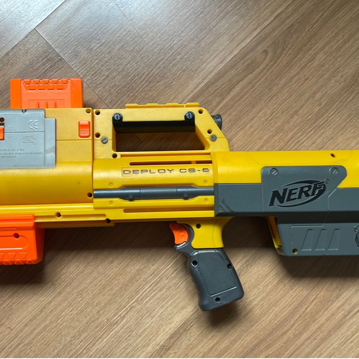 Nerf Strike Deploy Cs-6 com Mira Laser | Brinquedo Nerf Usado