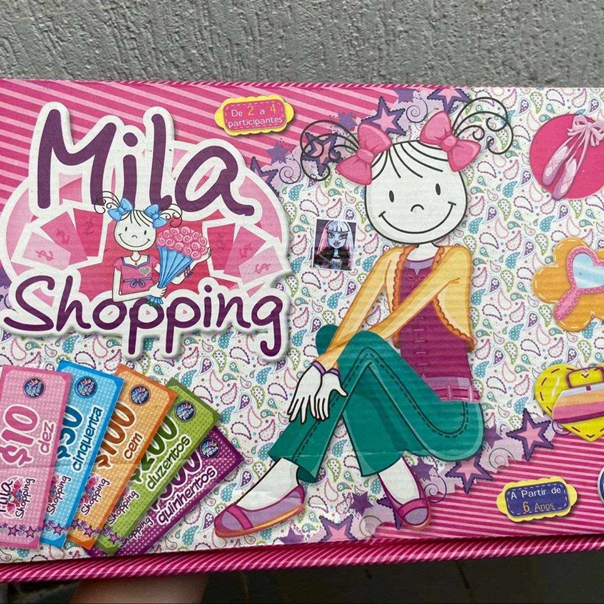 Jogo de Tabuleiro Mila Shopping  Brinquedo Pais E Filhos Usado