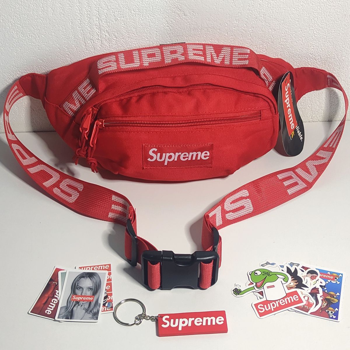 18SS Bag レッド Waist Supreme 2938 Cordura