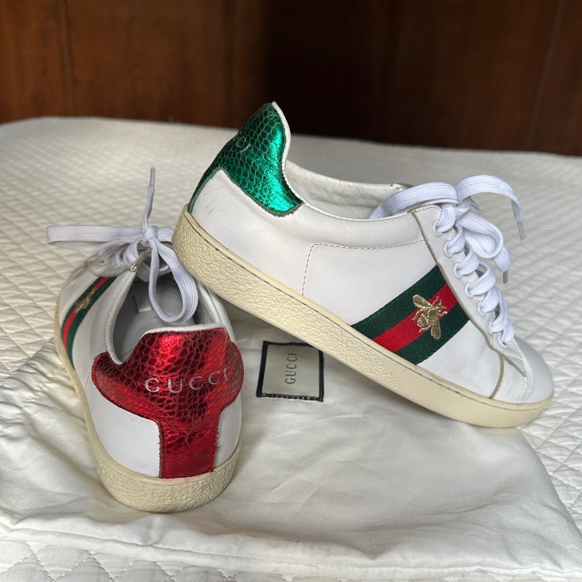 Tenis gucci clearance feminino abelha