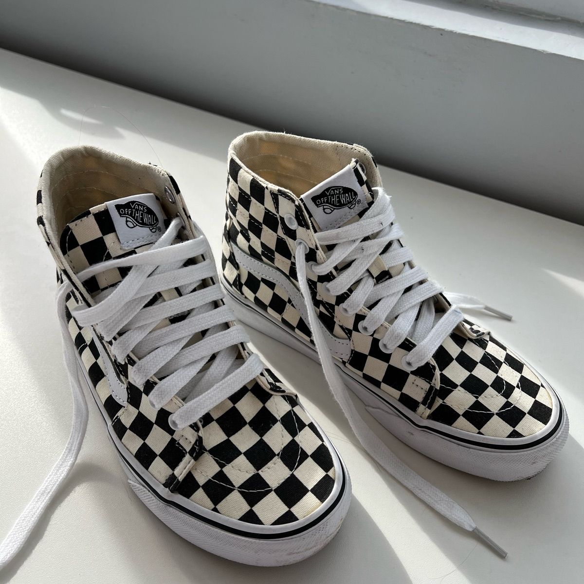 Vans Sk8 Hi Tapered Checkerboard Hi Tapered Checkerboard Vans