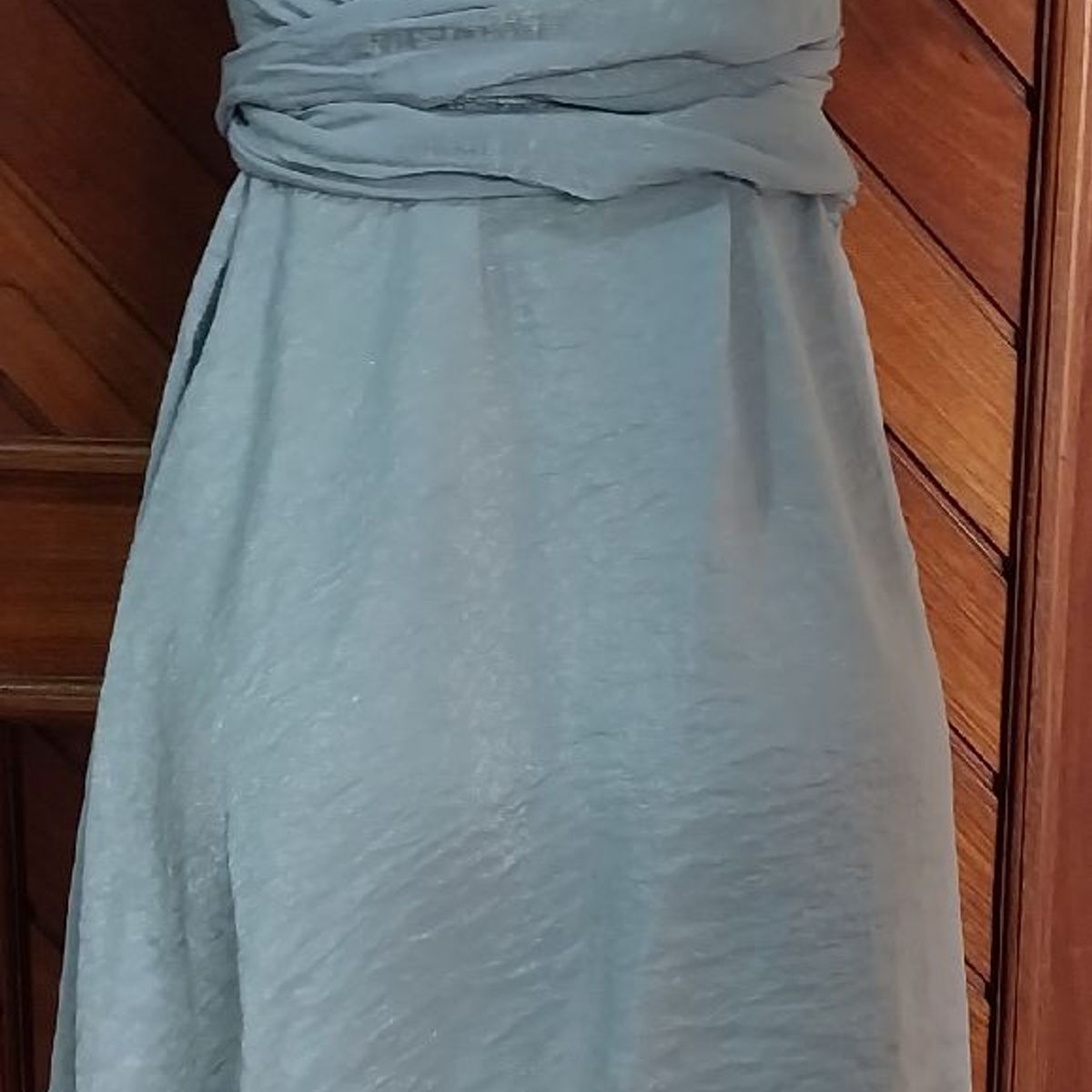 Vestido Iaiá(Cinza Prateado)-Tam 40-R$ 50, Vestido Feminino Iaiá Usado  91001236