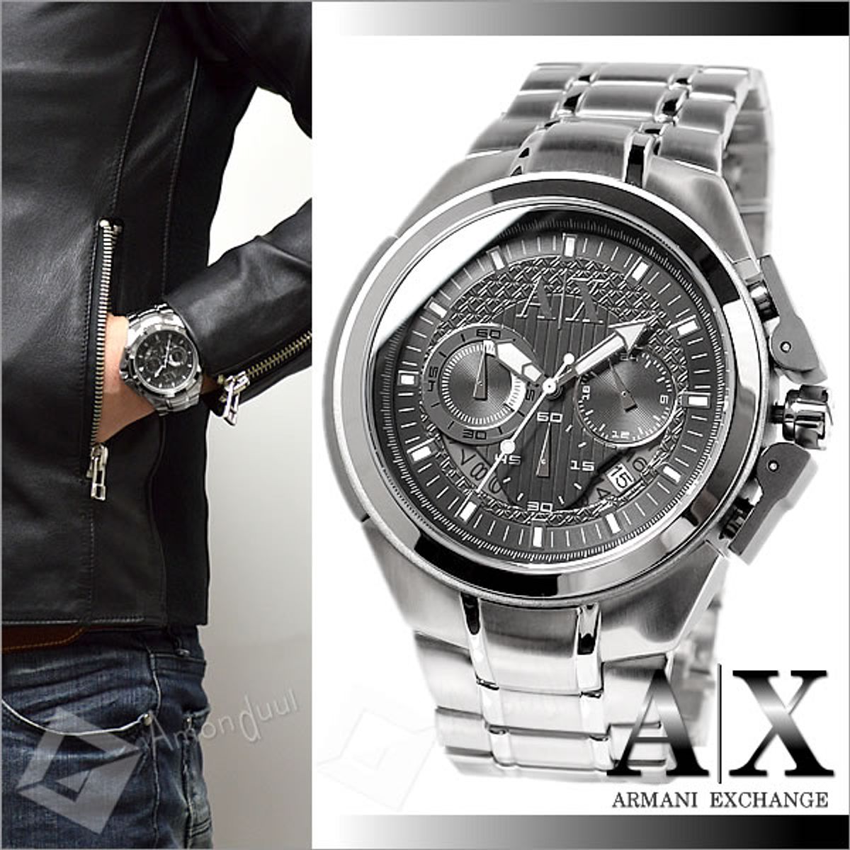 Relogio armani discount exchange ax1039