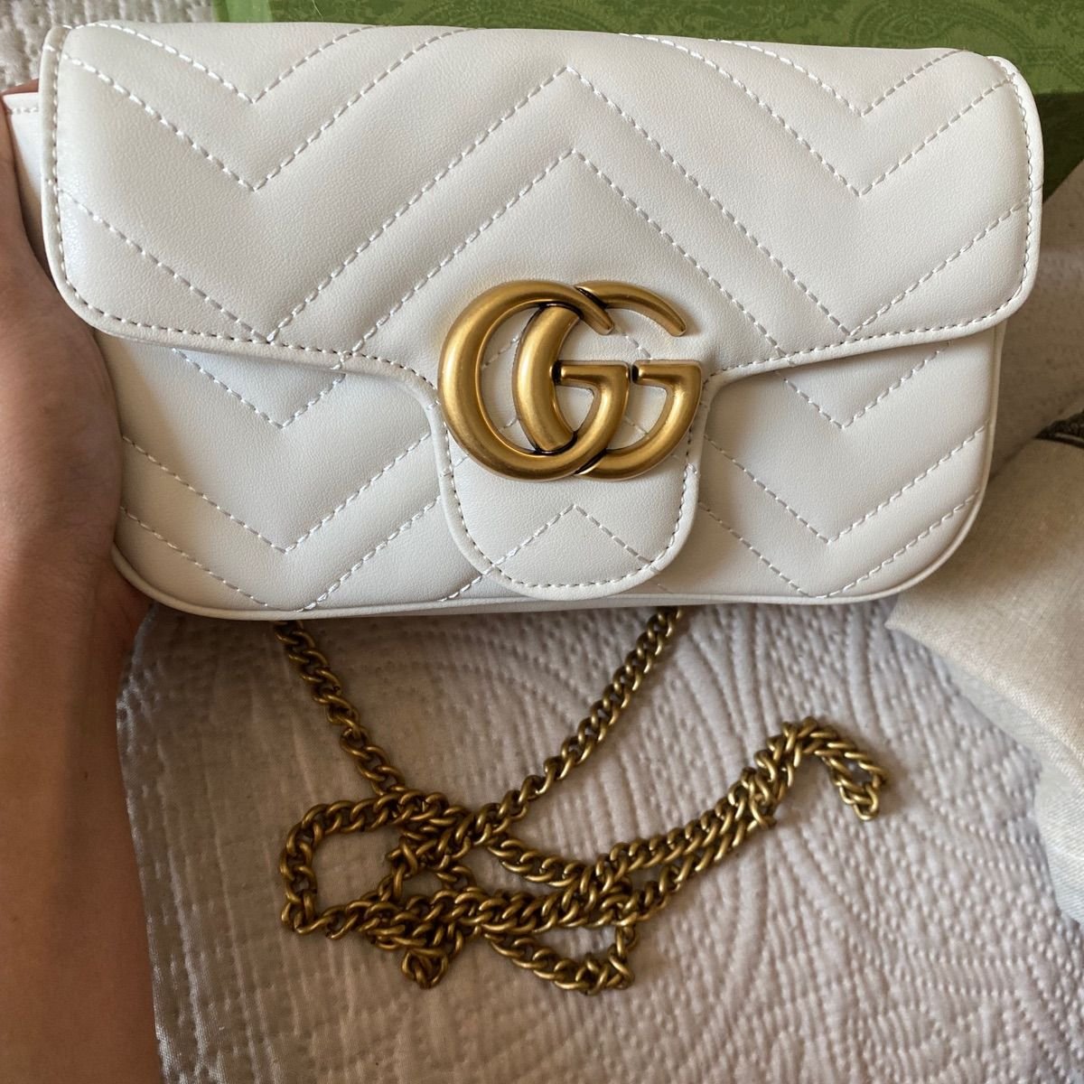 Bolsa Gucci Marmont Canvas - Small, Bolsa de Ombro Feminina Gucci Usado  84222905