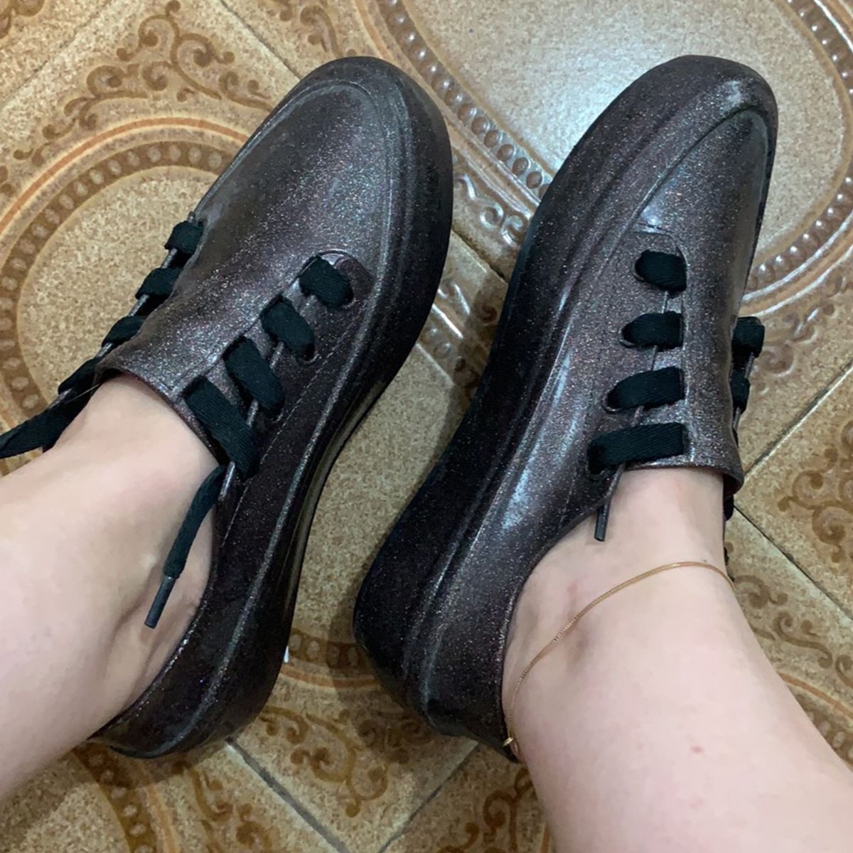 tenis da melissa com glitter