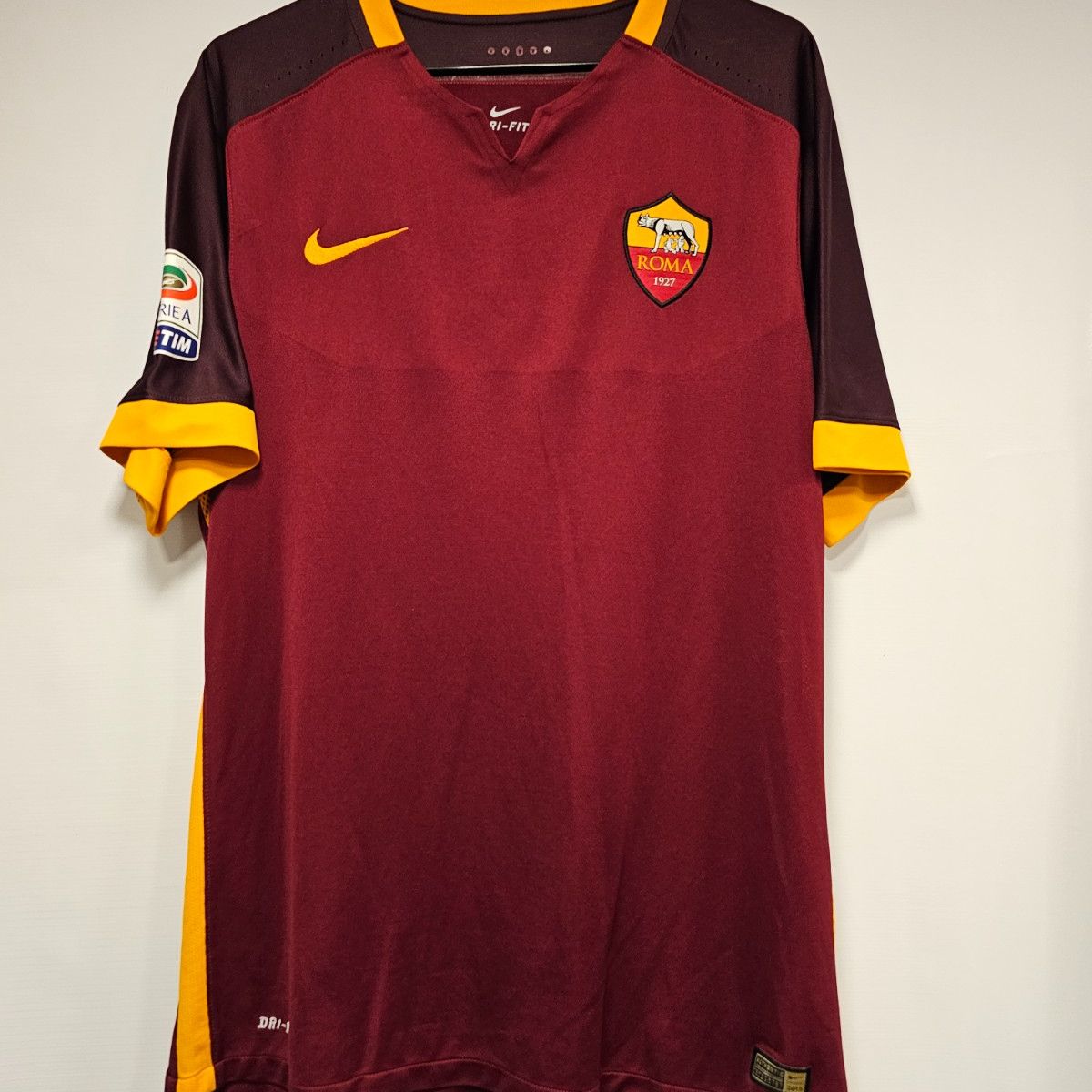 9 Roma ジェコ Džeko オーセンティックAS 長袖シャツ ユニフォーム