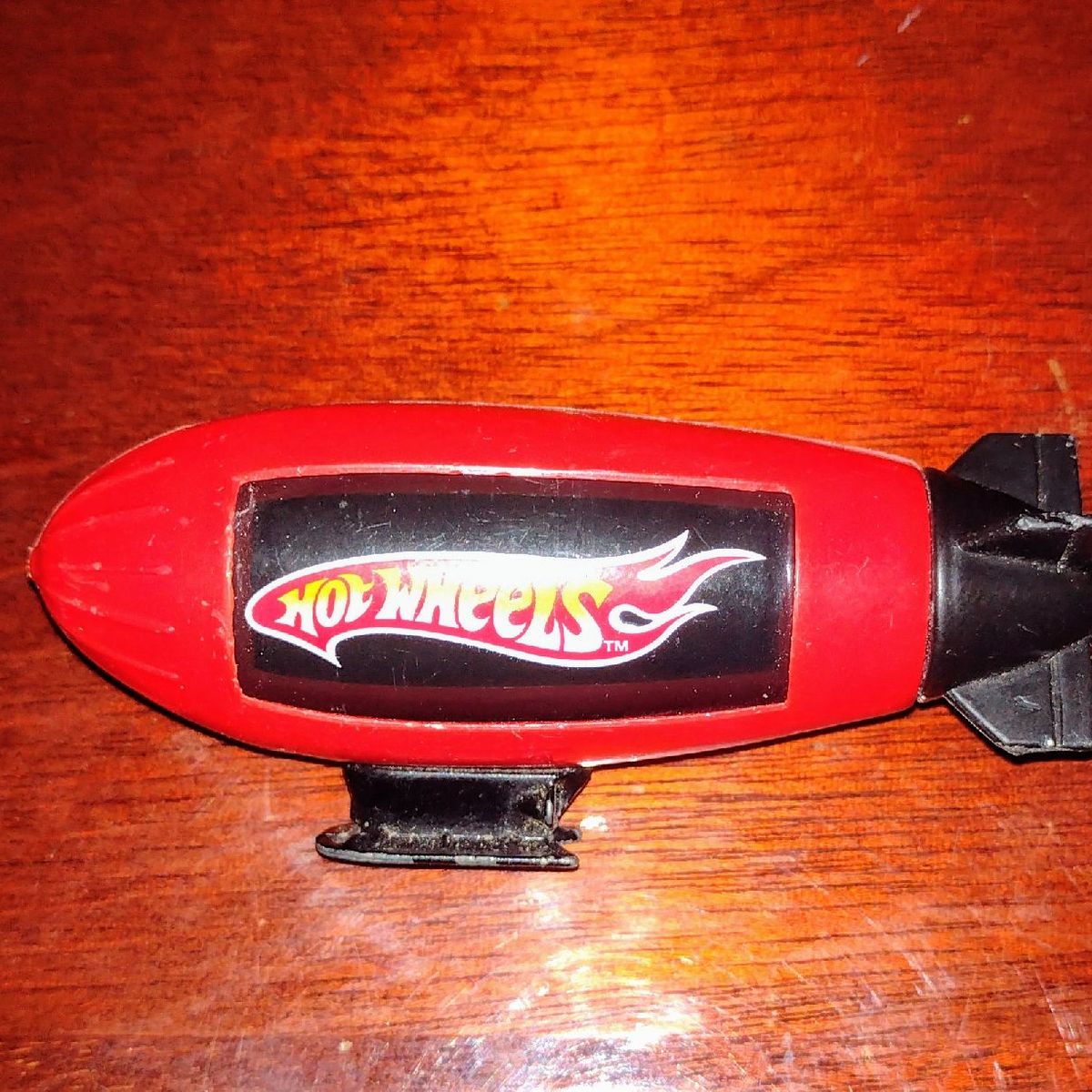 Hot Wheels Blimp Dirigível Vintage 1991 Vermelho Anúncio Giratório