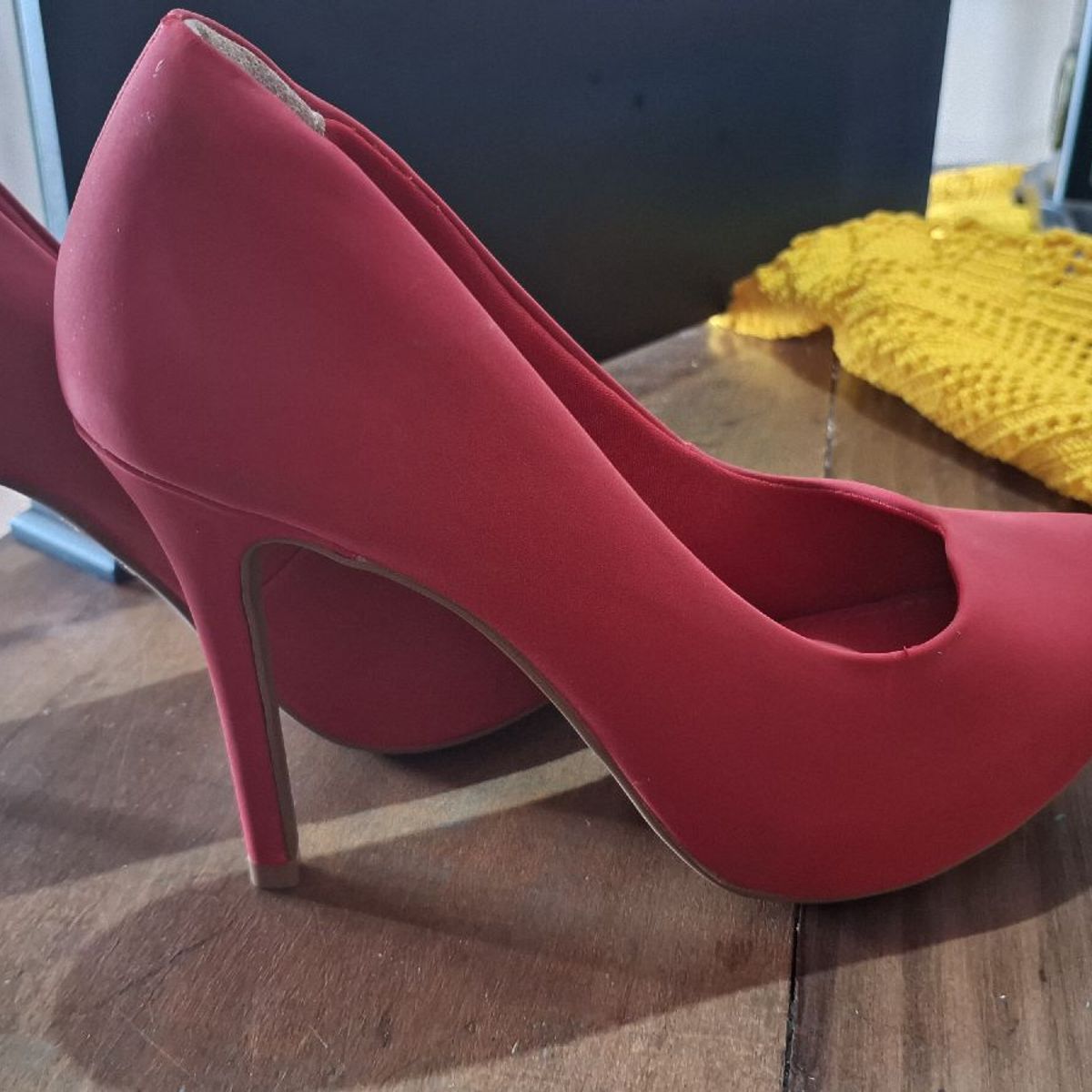 Scarpin hot sale ramarim vermelho