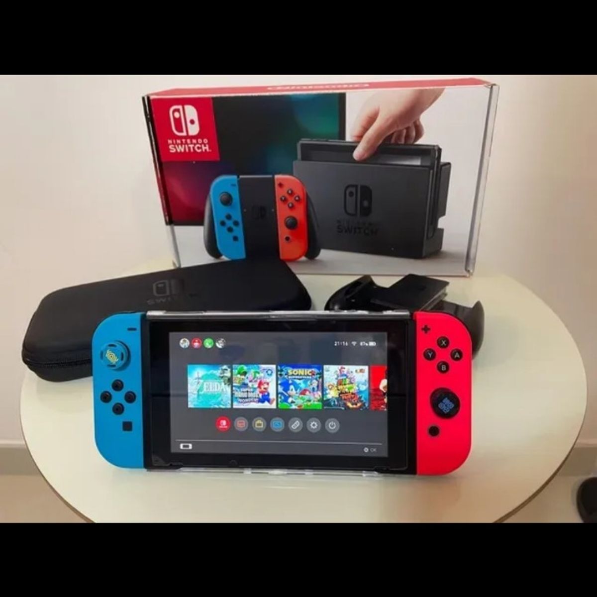 Nintendo Switch V1 Desbloqueado Completo Lotado De Jogos - Escorrega o Preço