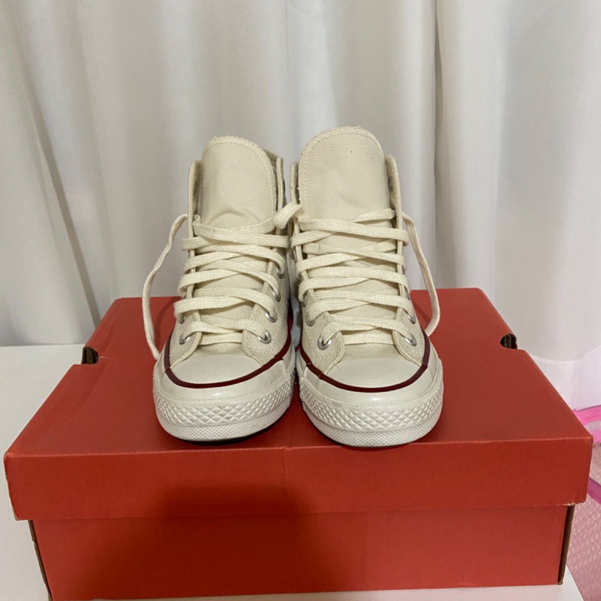 Tênis Converse Chuck 70 Vintage All Star Feminino Bege / Branco