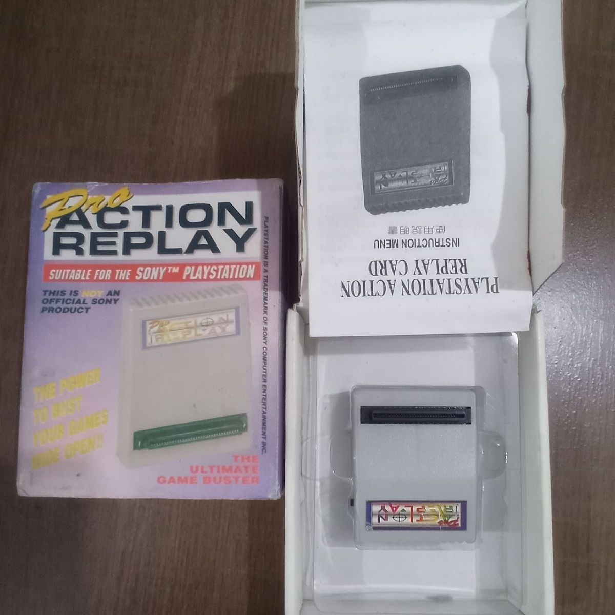 Action Replay Pro para Ps1 Original Completo Acess rio p Videogame Playstation Usado 95253819 enjoei