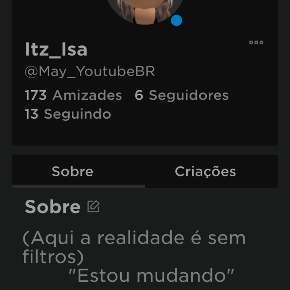 Vendo Conta com Skin Feminina, Móvel p/ Casa Roblox Nunca Usado 91881612