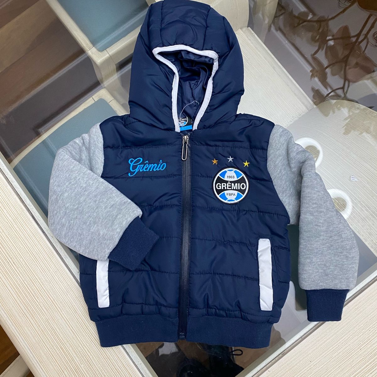 Jaqueta Infantil Grêmio Oficial Roupa Infantil para Bebê Grêmio Usado  105733342 enjoei