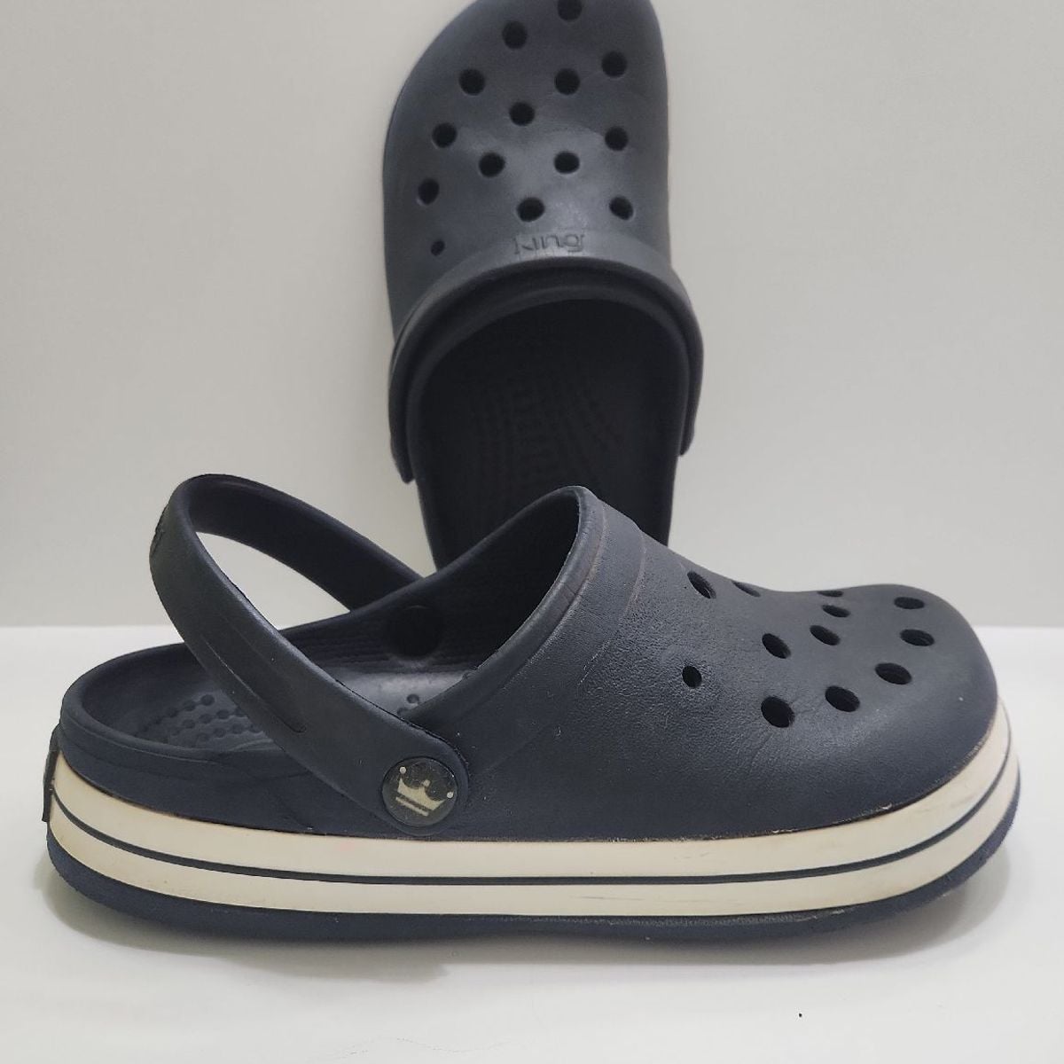 Babuch Crocs, Marca King, Original, Número 36, Azul Marinho