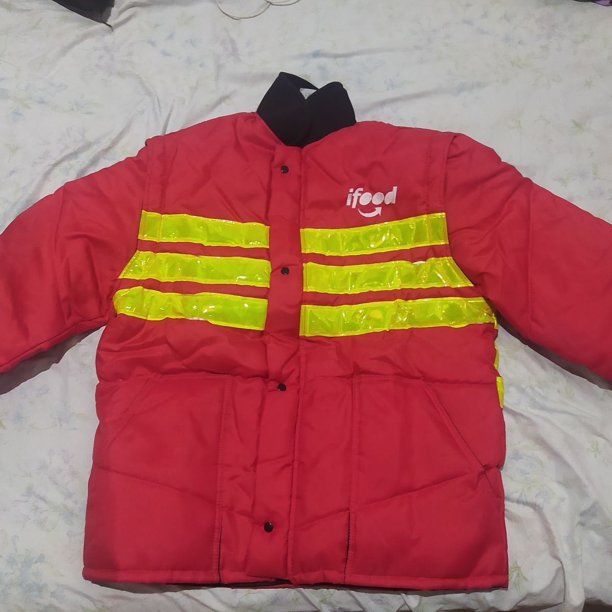 Jaqueta Motoboy Impermeável com Refletivo Casaco Masculino Ifood