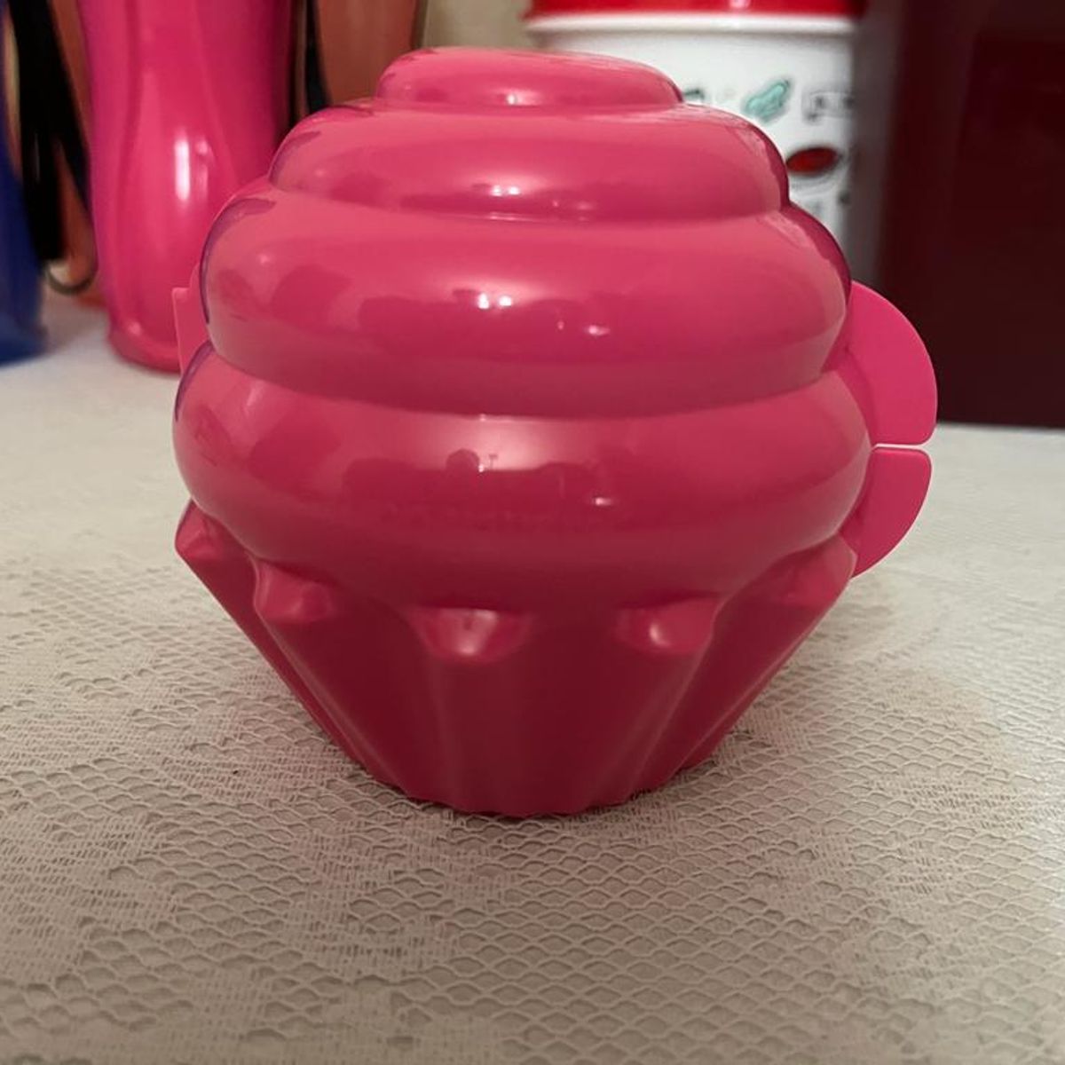 Tupperware Cupcake Rosa