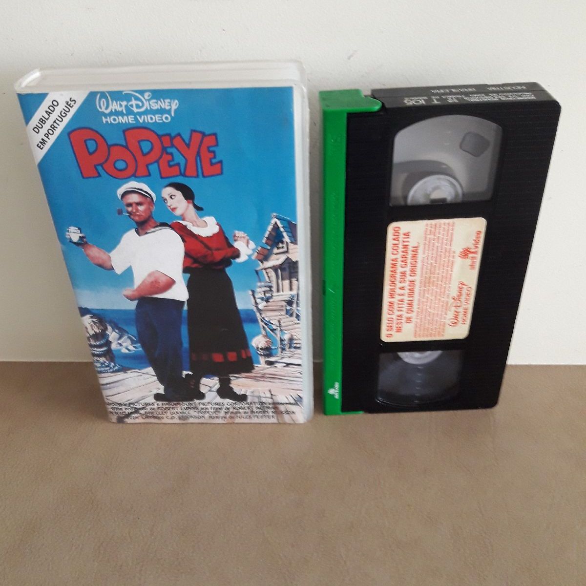 Fita Vhs Popeye O Filme - Dublado | Usado 106037736 | enjoei