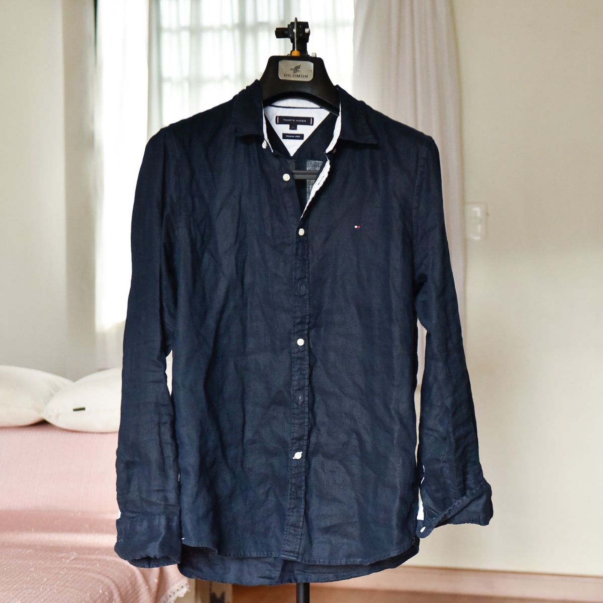 Camisa Tommy G Linho Premum Linen Tommy Hilfiger Usado 105403277