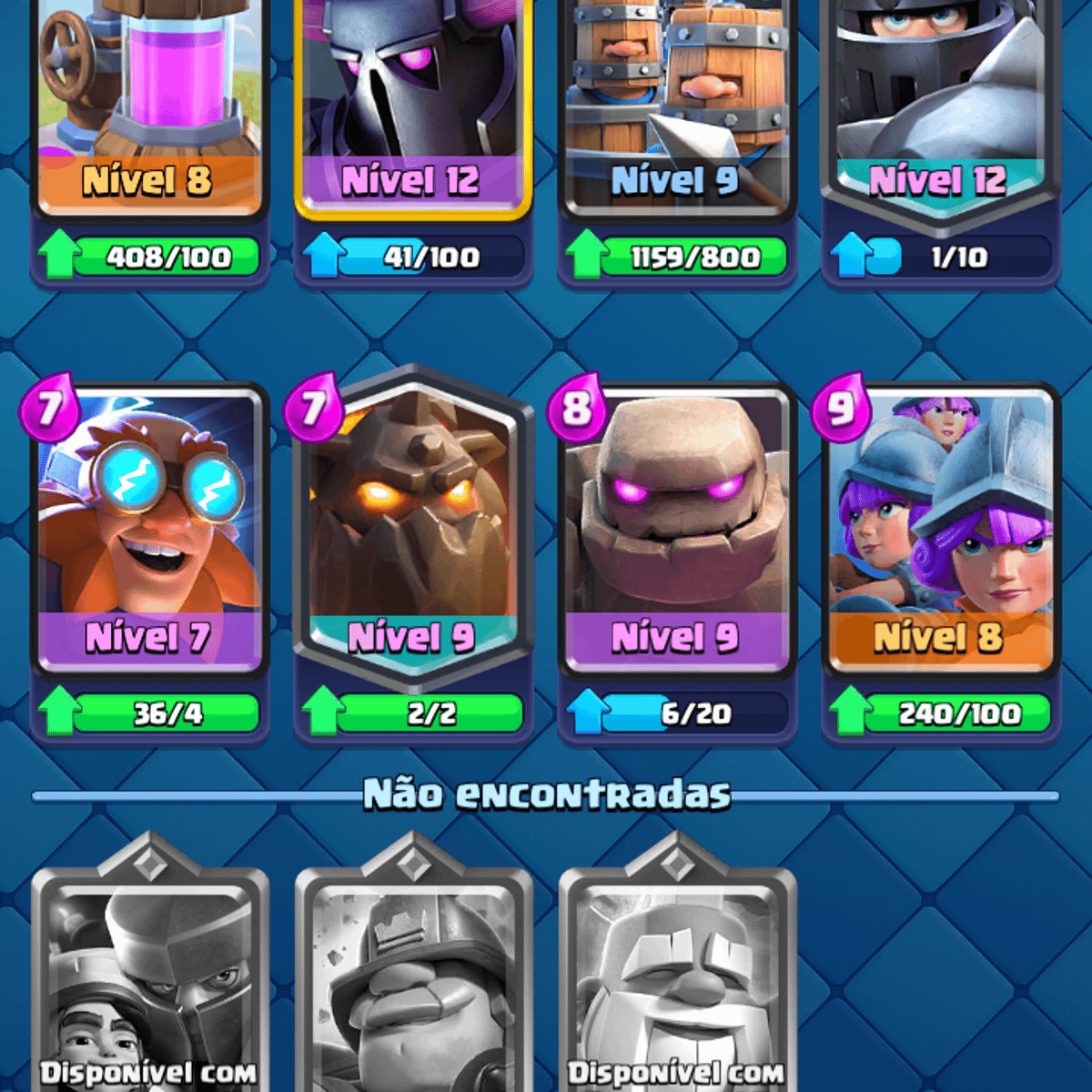 Vendo Conta Clash Royale Arena 16 e 108 Cartas | Jogo de Tabuleiro Usado  104420090 | enjoei