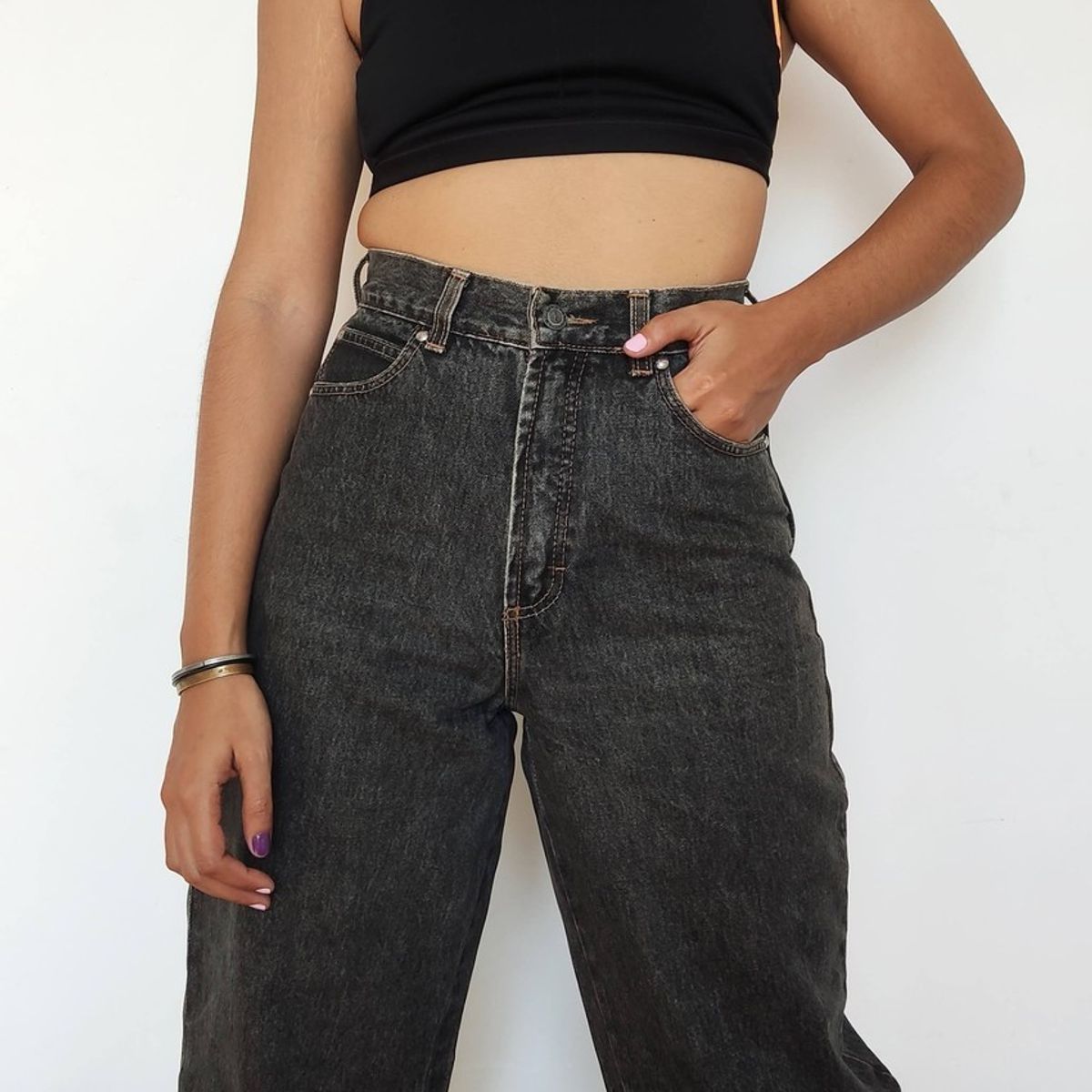 Calça Mom Jeans  Calça Feminina Top Jeans Nunca Usado 77697670