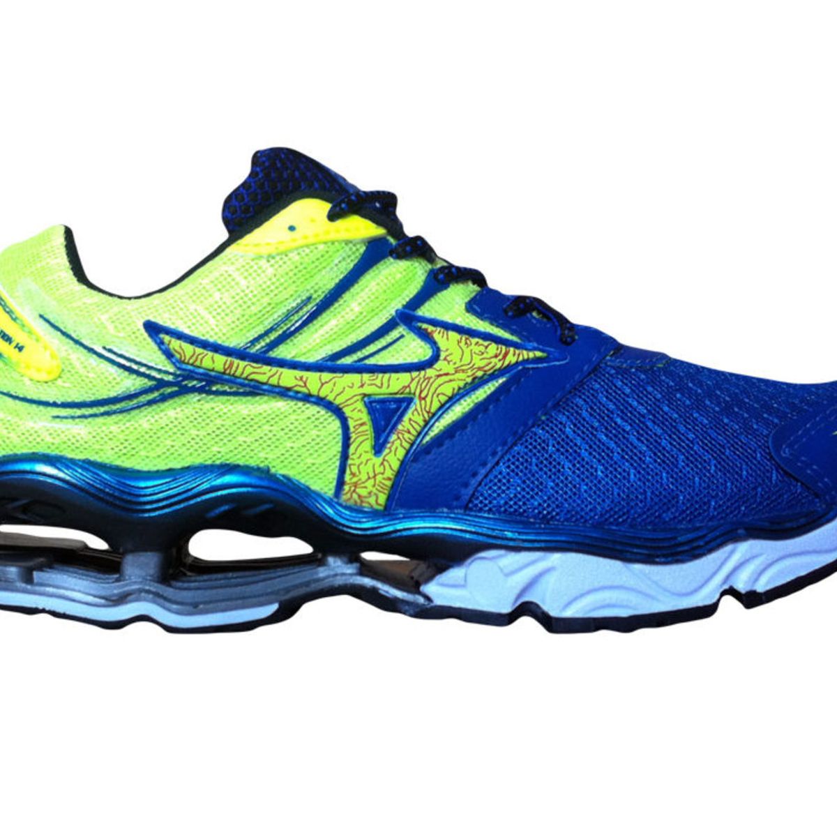 Tenis mizuno best sale azul e verde