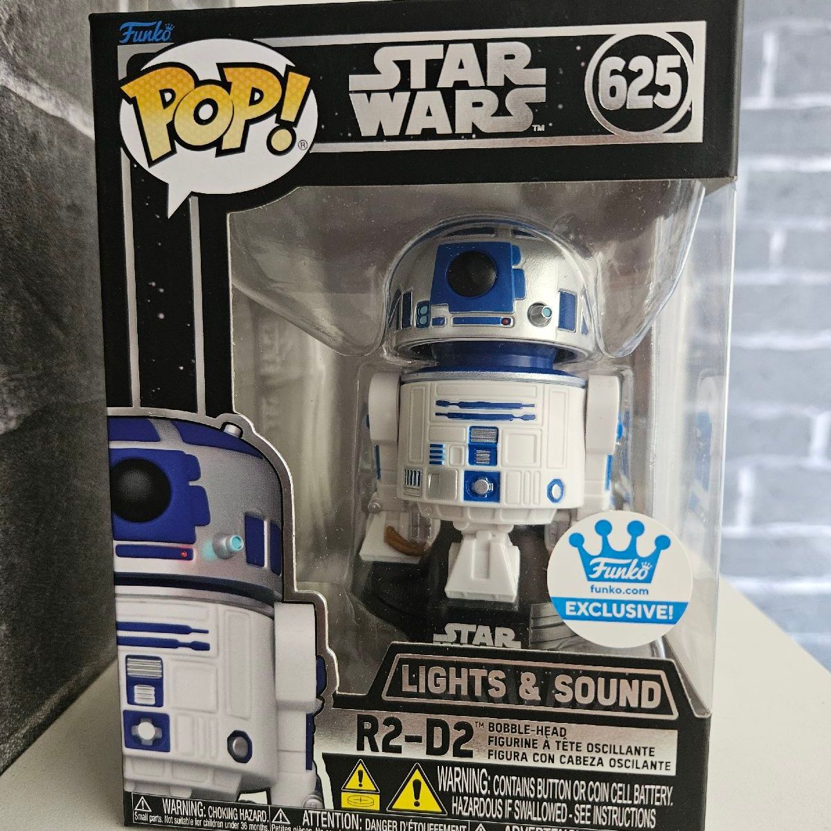 No.625 レア品 ファンコポップ ライト＆サウンド R2-D2