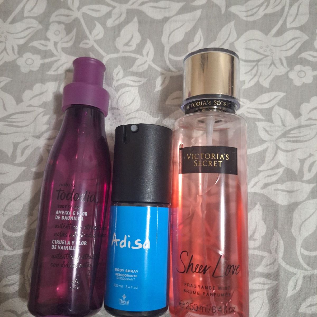 Body Splash Kit Victoria Secrets Sheer Love, Natura Ameixa e Baunilha É  Adisa Thera Cosmesticos Perfume Feminino Victorias Secret Usado 107311482 