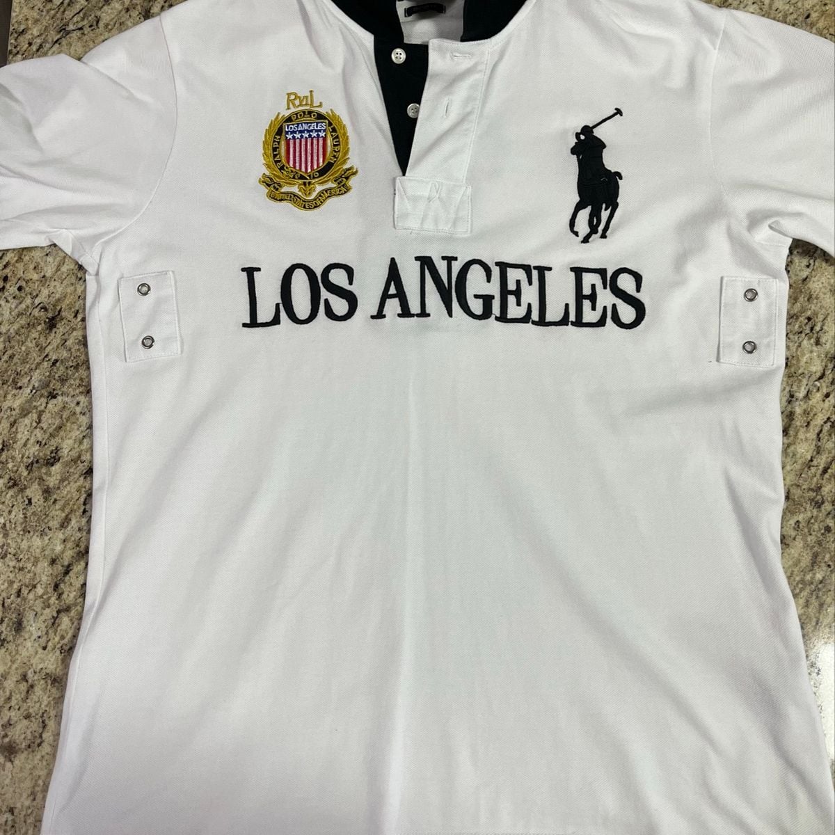 Ralph Lauren ポロシャツ ホワイト LOS ANGELES Camisa Polo Ralph Lauren Los Angeles | Polo Ralph Lauren Usado