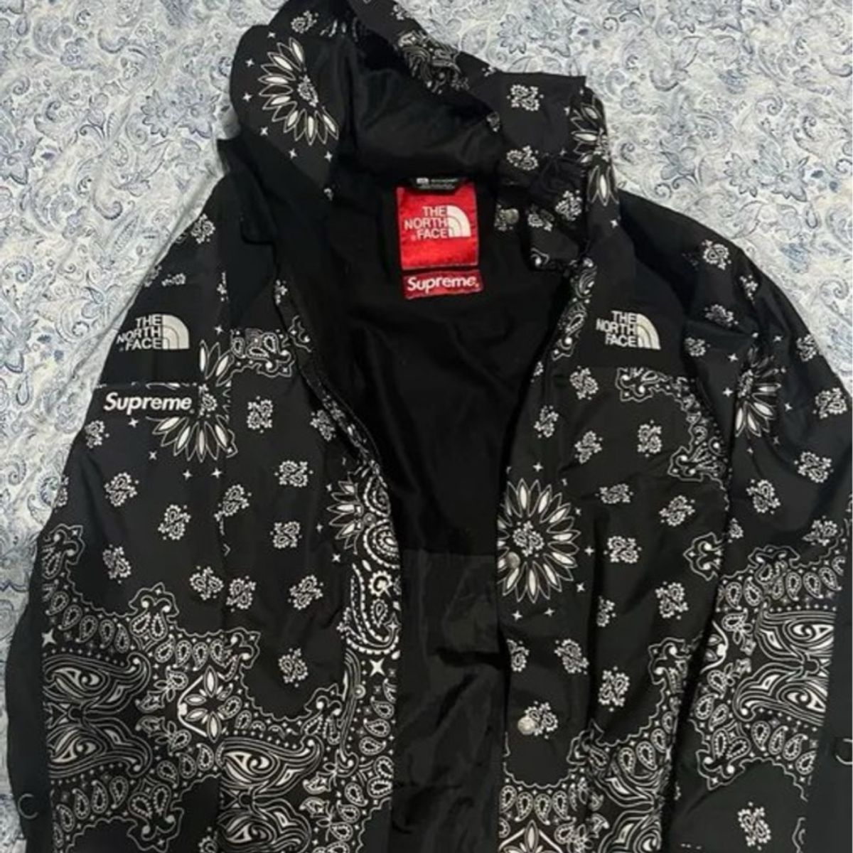 Supreme The North Face Bandana セットアップ North Face X Supreme Bandana Jacket | North Face Usado 126782748