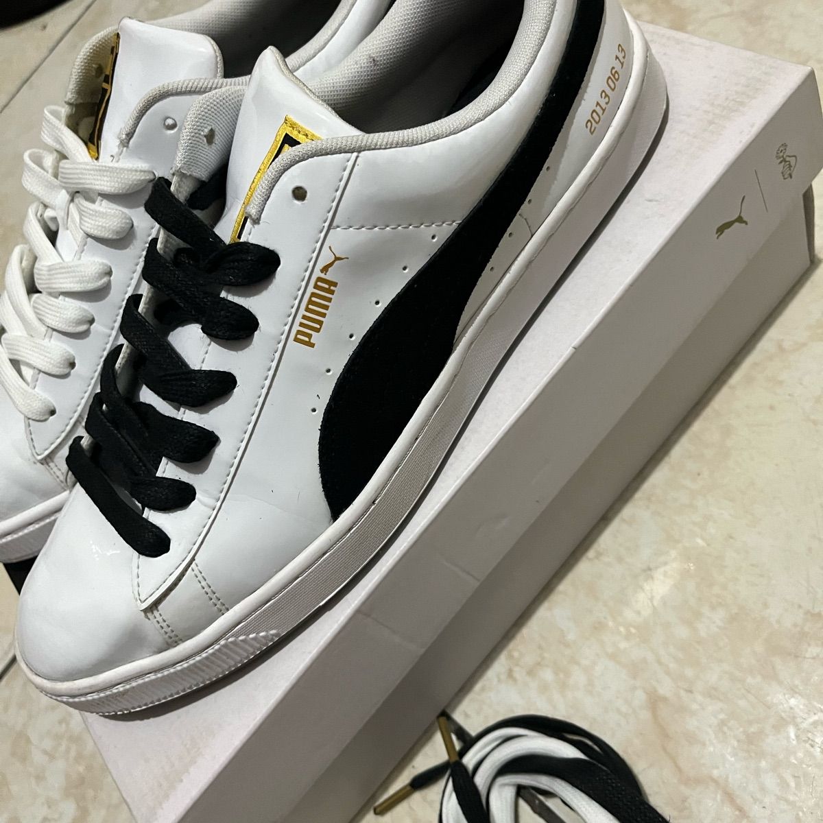 Puma Basket Patent BTS シューズ サイズは写真参照 国内8月31日発売】 BTS (防弾少年団) × プーマ チューリン