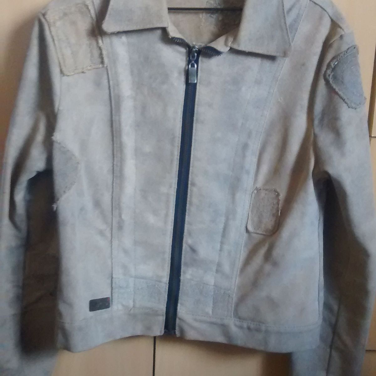 jaqueta de lona feminina