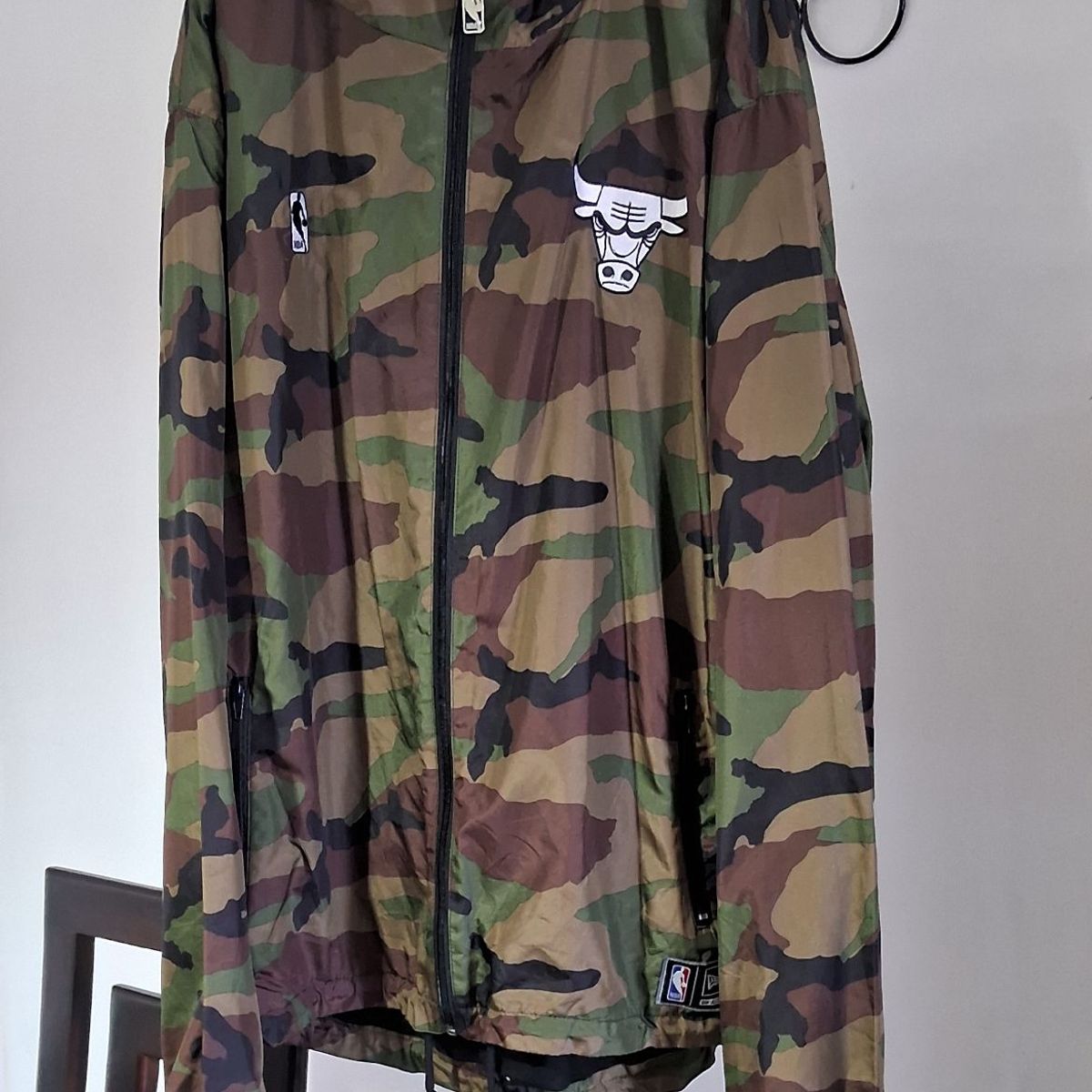 Camuflada Jaqueta Chicago Bulls New Era Corta Vento Chicago Bulls