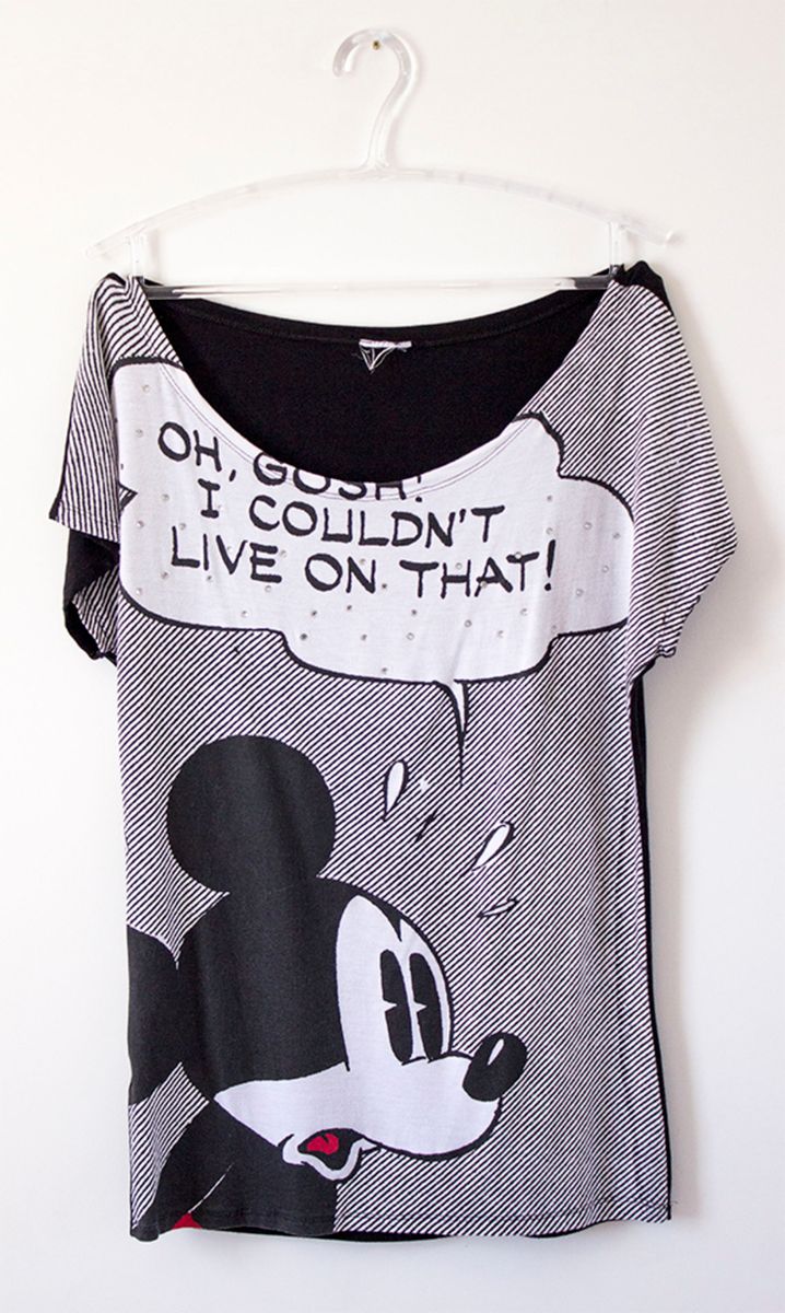 blusa mickey c&a