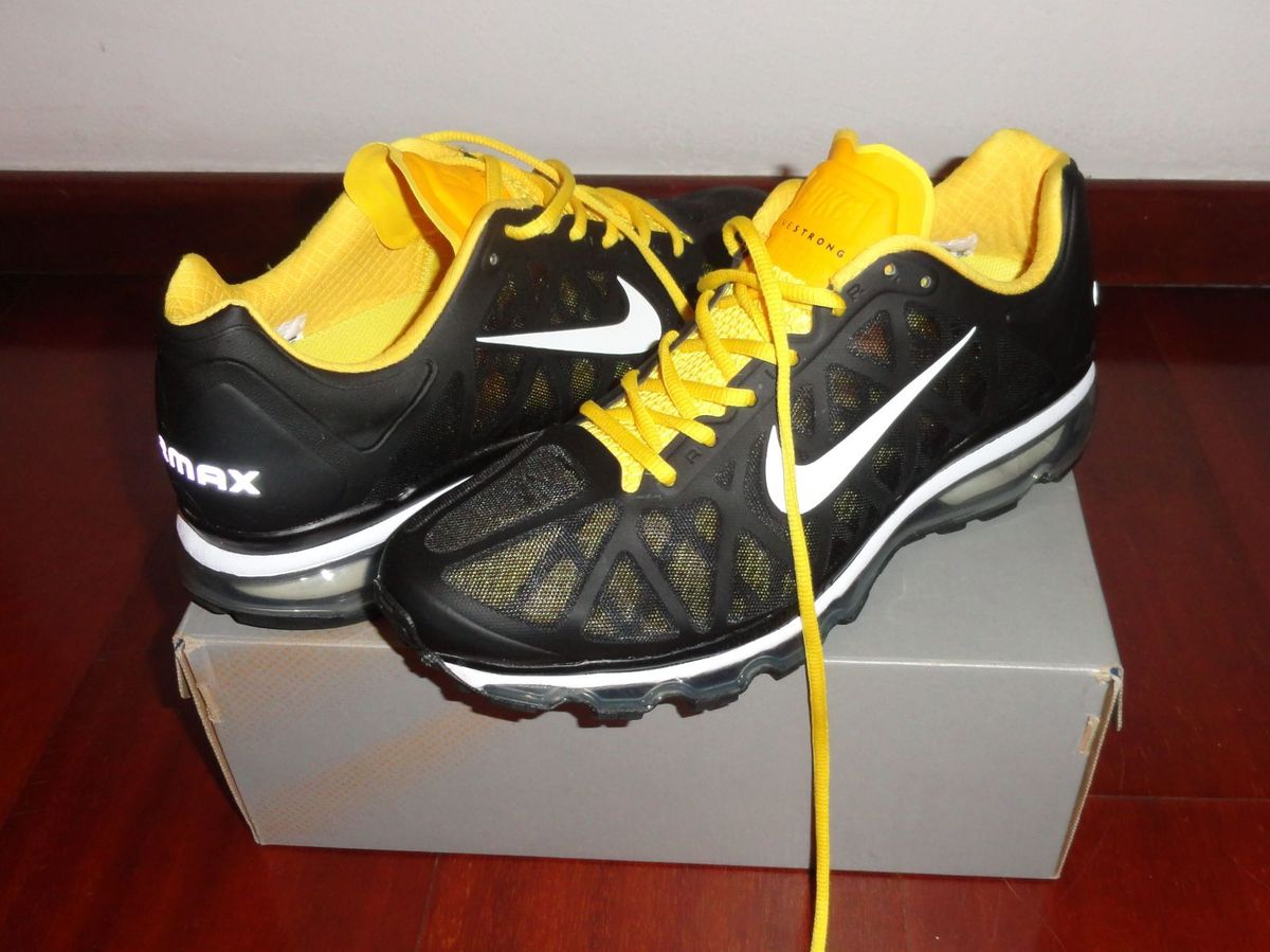 nike air max preto e amarelo